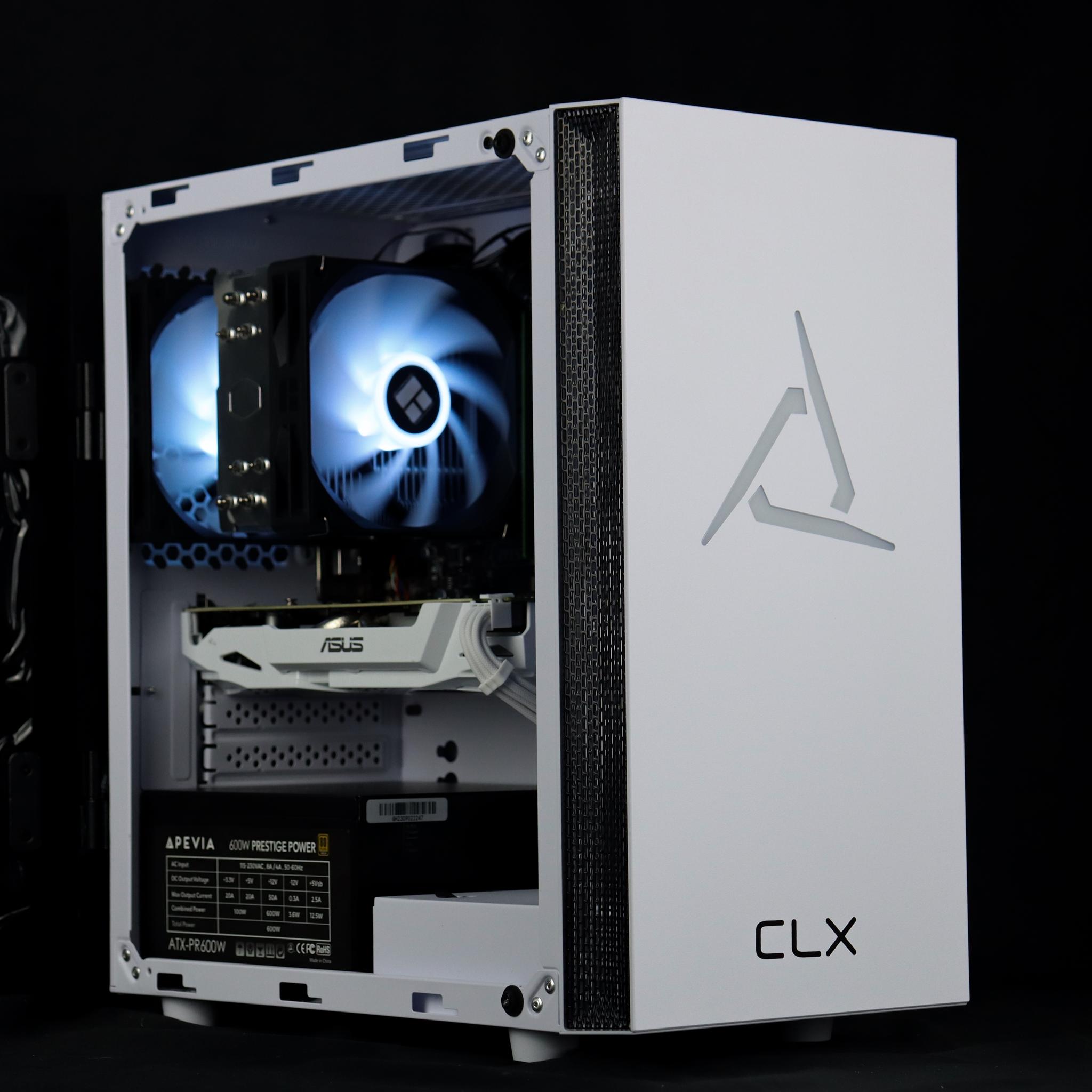 ⚫⚪Budget Gaming PC – GTX 1060, i5 7600K, 16GB RAM, 500GB SSD - WiFi/BlueTooth - ⚫⚪ (Black and White)