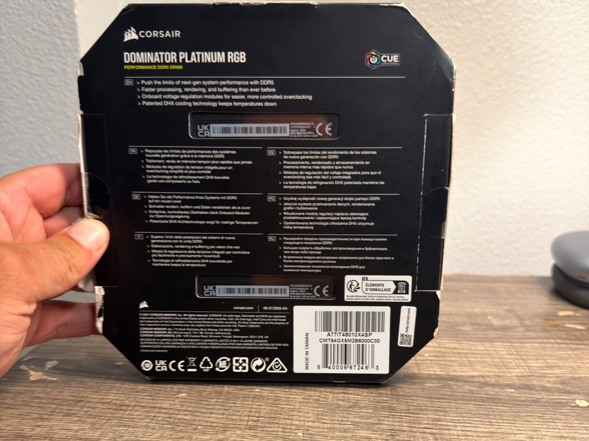 Corsair Dominator Platinum RGB