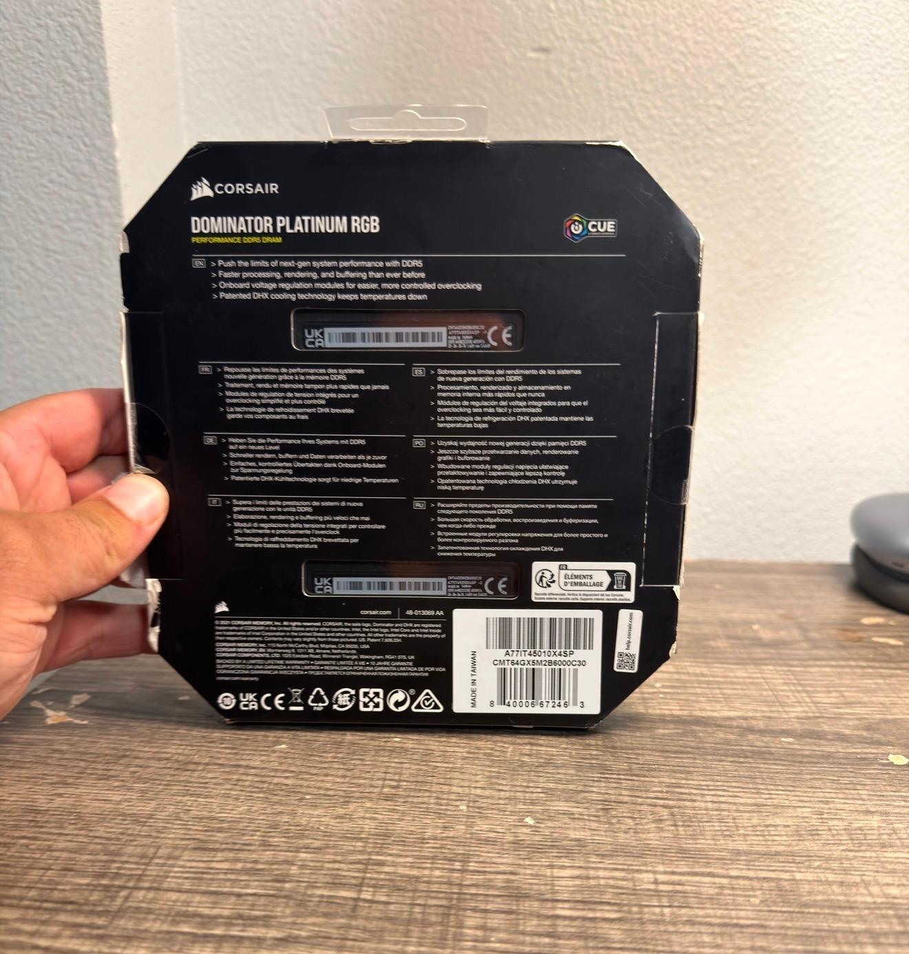 Corsair Dominator Platinum RGB