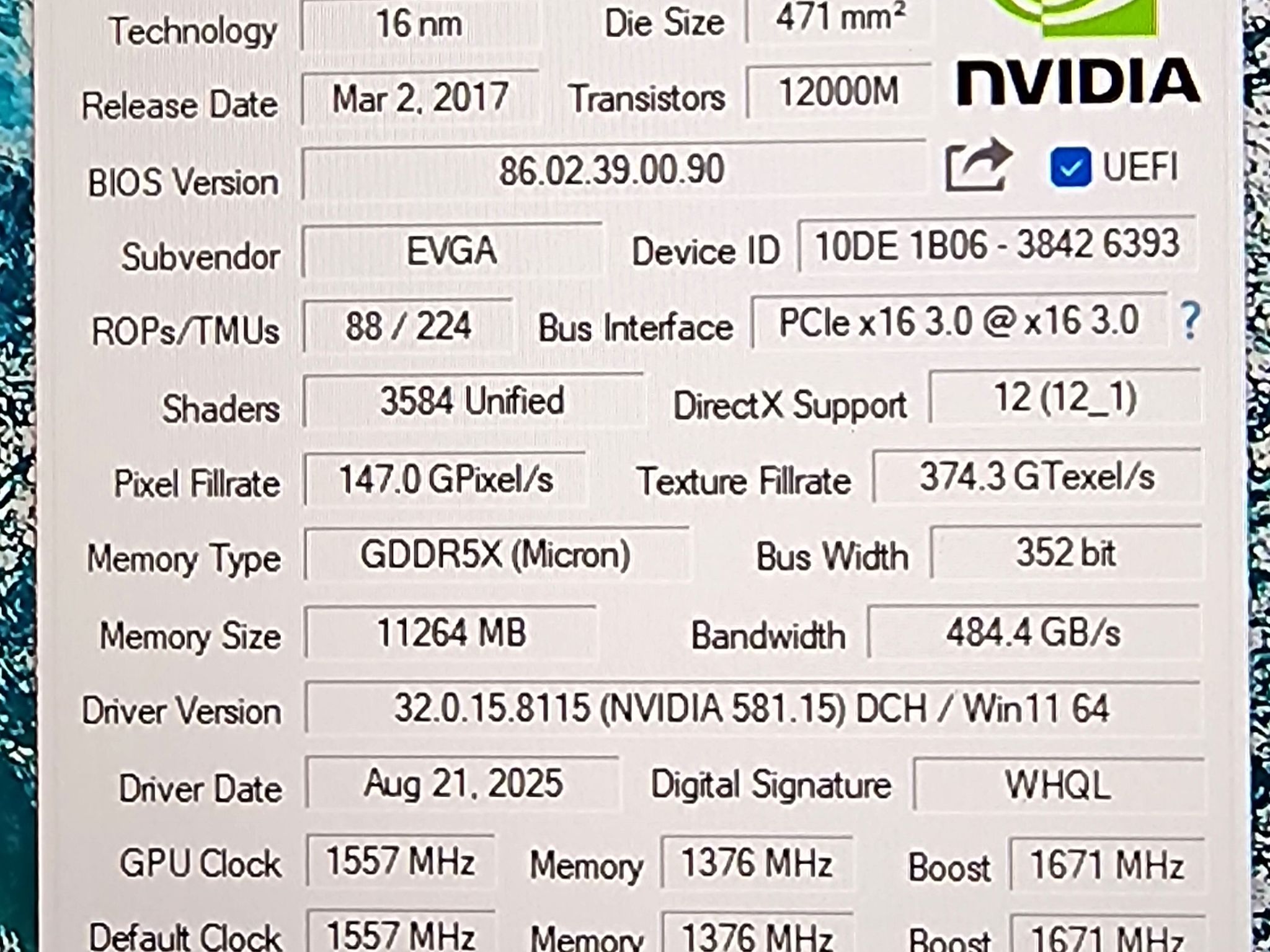 Gaming PC i5 12400 GeForce 1080 ti EVGA Gaming SC 32GB Ram New Build