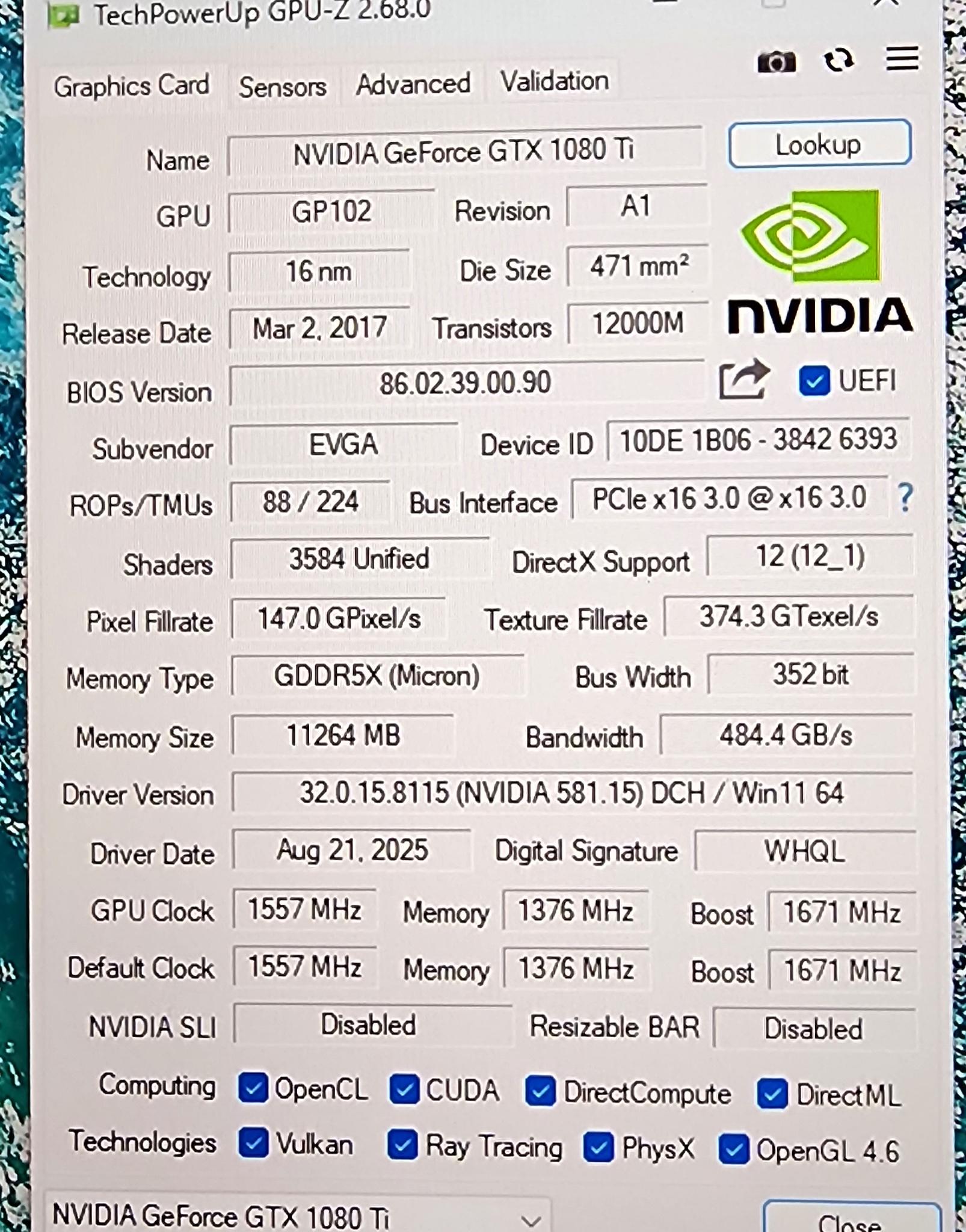 Gaming PC i5 12400 GeForce 1080 ti EVGA Gaming SC 32GB Ram New Build