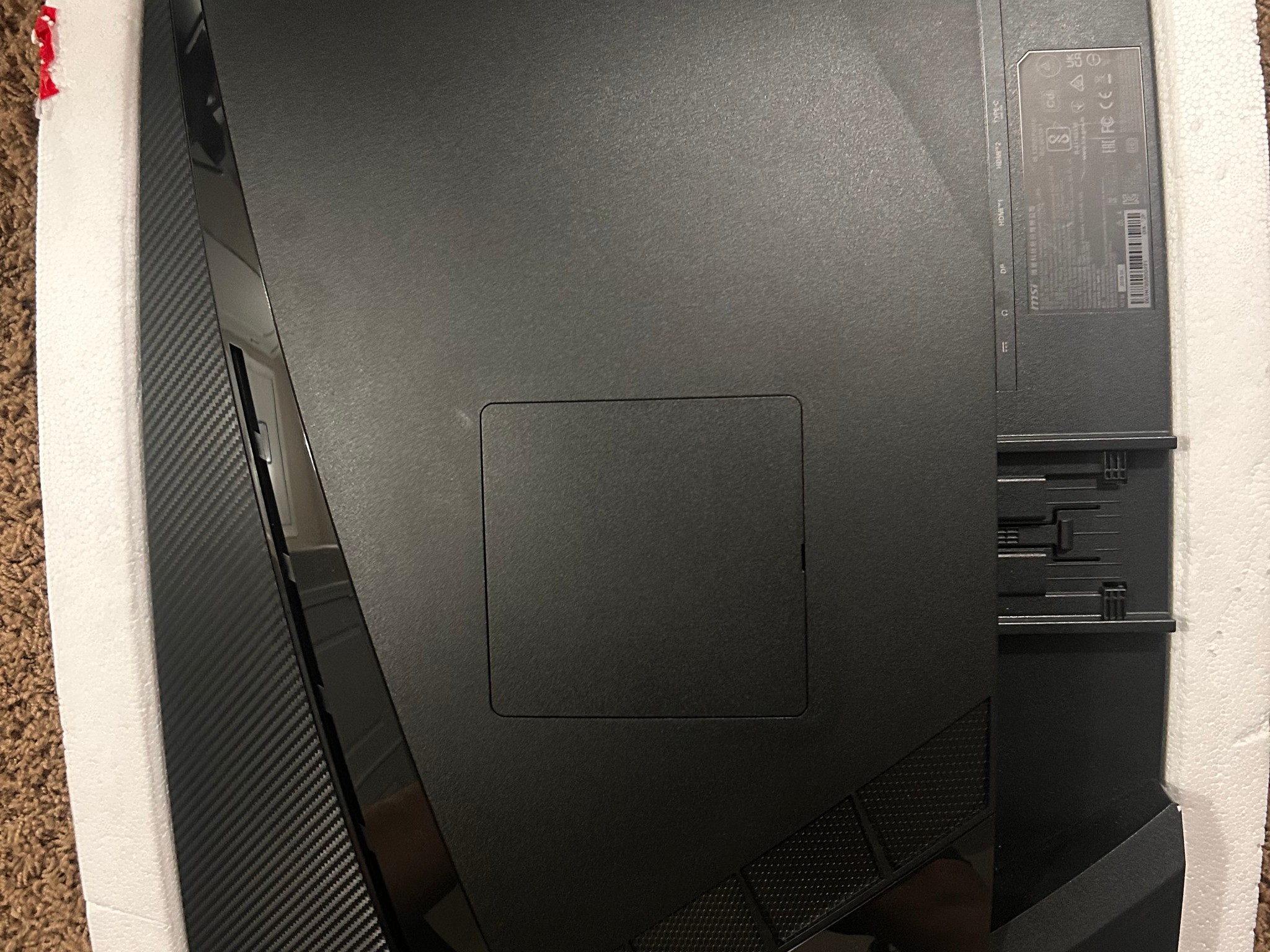 MSI 32" 2K (180Hz) WQHD (2560 x 1440) Curved Screen Gaming Monitor (MAG 325CQF)