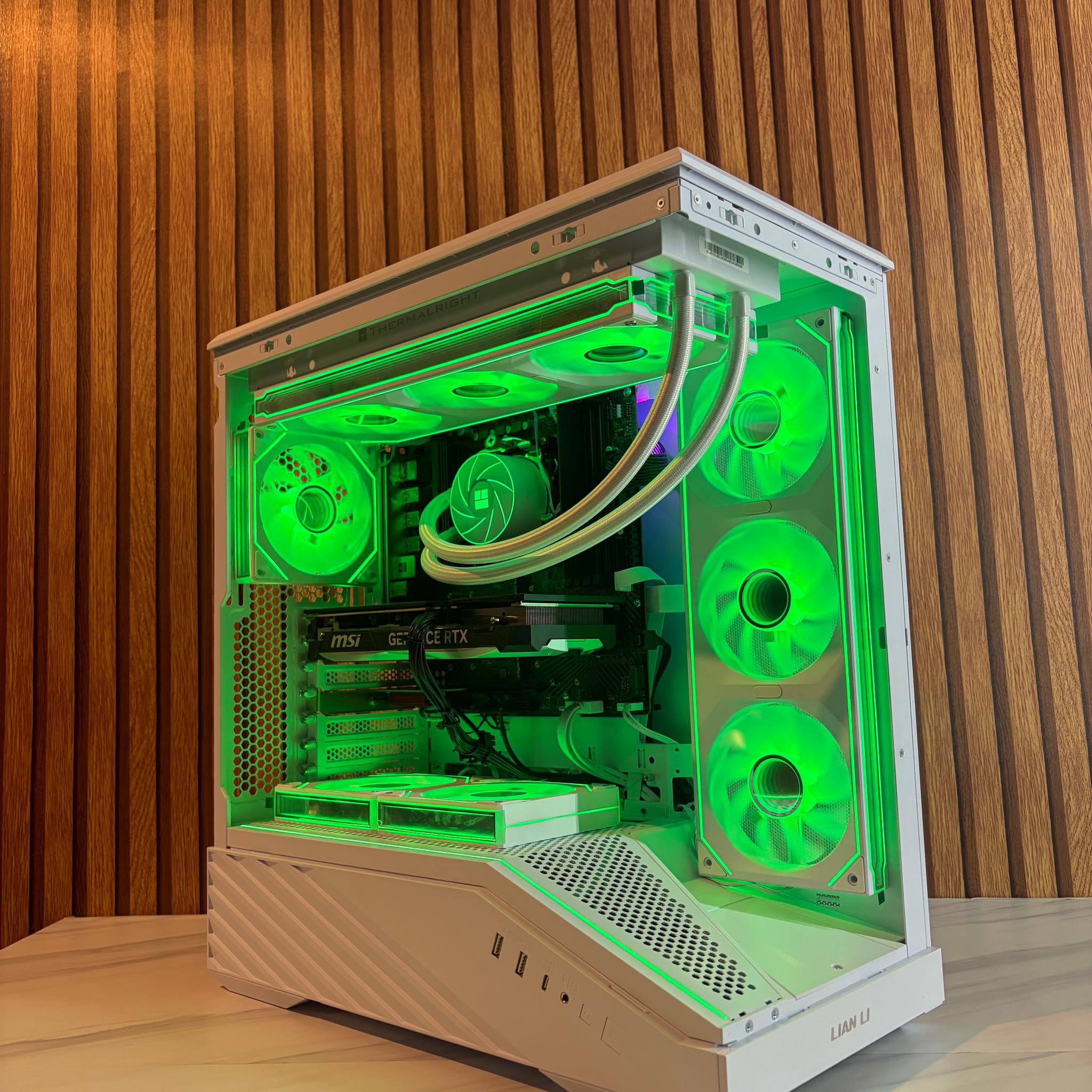 RTX 4070 | RYZEN 5 9600X | 16GB DDR5 | 1TB NVME | 650W | 360MM AIO | Windows 11 pro