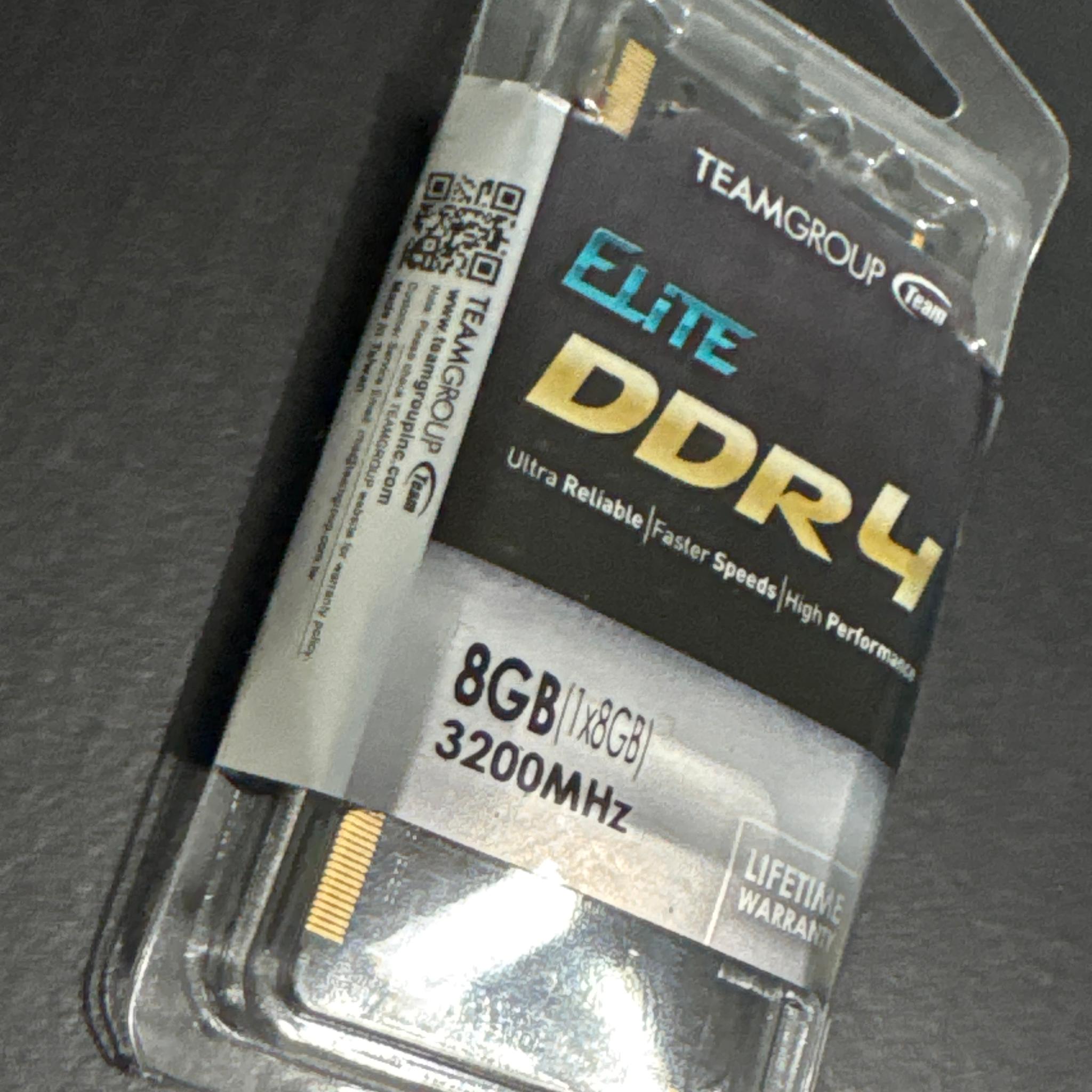 Team group elite DDR4 8GB 3200 MHz