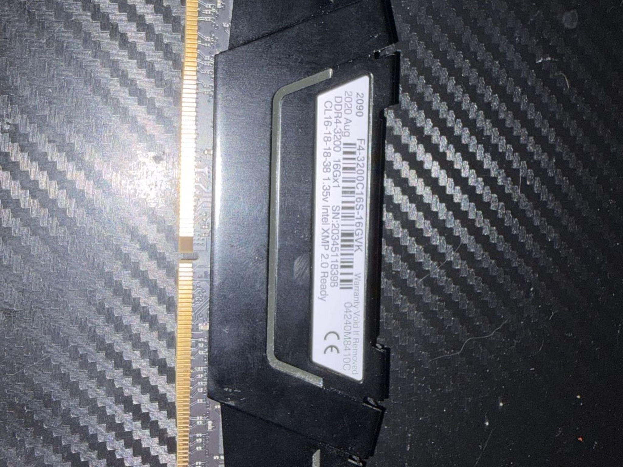 ⚙️G.Skill 16gb ddr4 3200mhz CL16 1x16Gb🪚