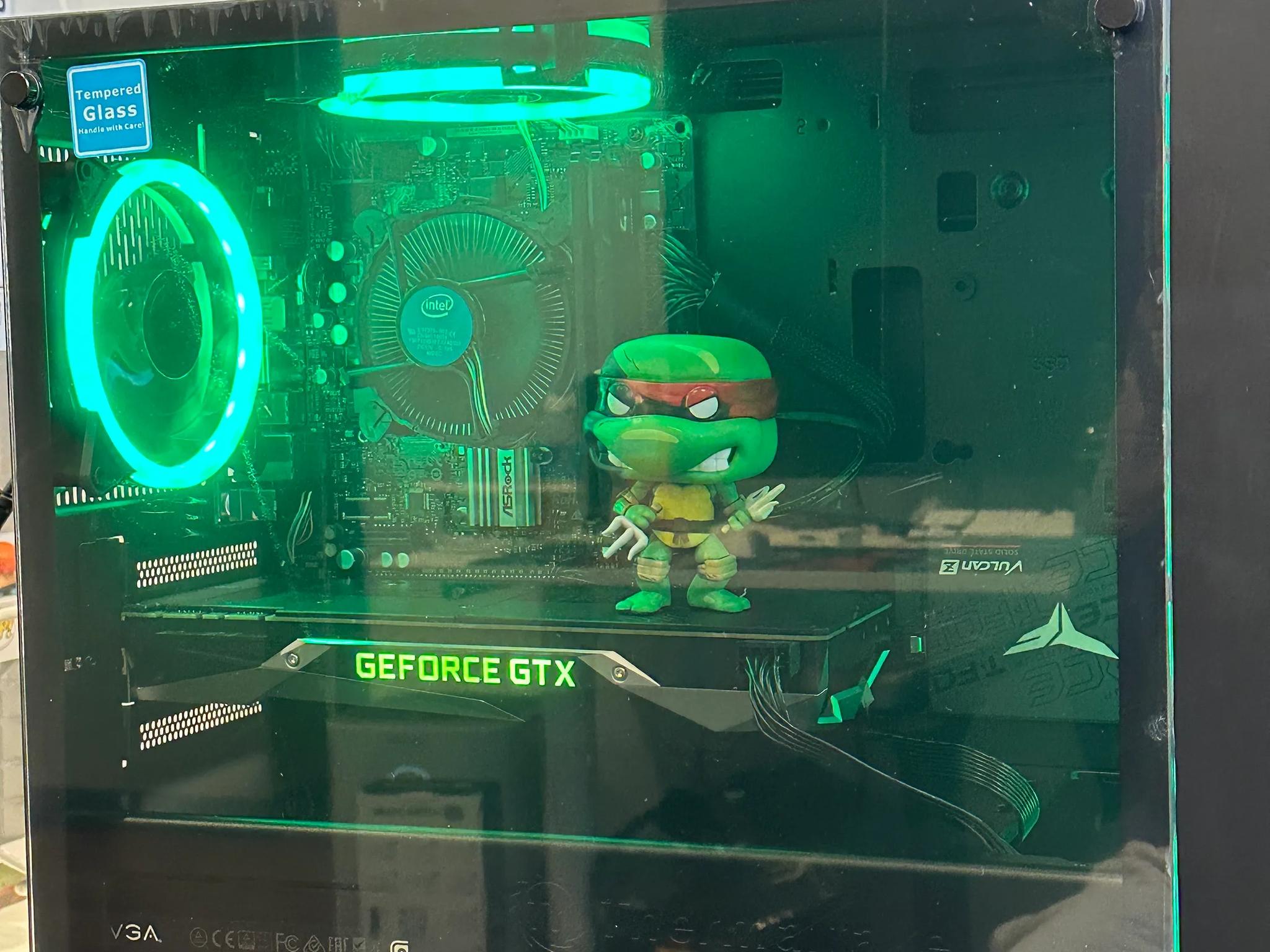 🐢🍕Raphael🍕🐢 ||Gaming and Streaming PC-Nvidia GTX 980 4GB-Intel i3 10100F-16GB DDR4 RAM-512GB SSD