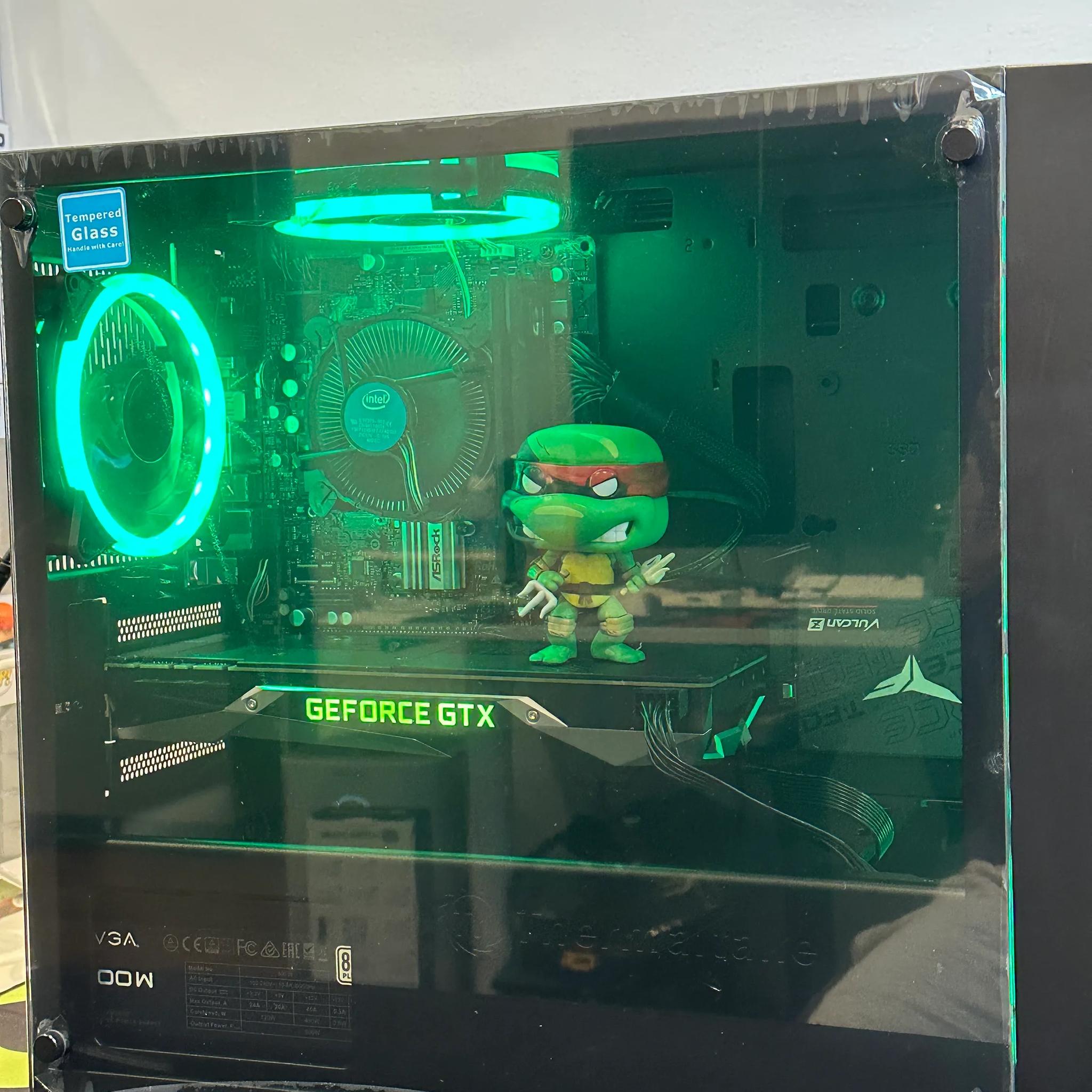 🐢🍕Raphael🍕🐢 ||Gaming and Streaming PC-Nvidia GTX 980 4GB-Intel i3 10100F-16GB DDR4 RAM-512GB SSD