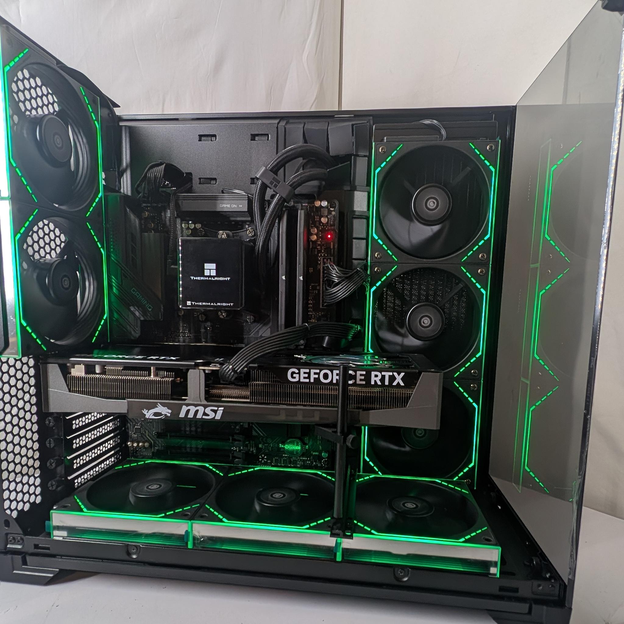 RTX 5080 | RYZEN 7 9800x3d | 64GB DDR5 | 2TB NVME | X870 MOTHERBOARD | lian li o11
