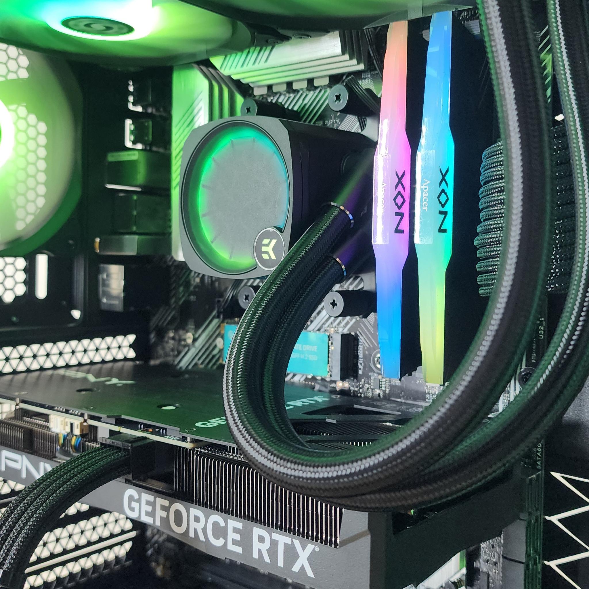 Gaming PC Ryzen 7 5700X 16GB RAM 1TB SSD RTX 4060 Ti 16GB Windows 11 Computer