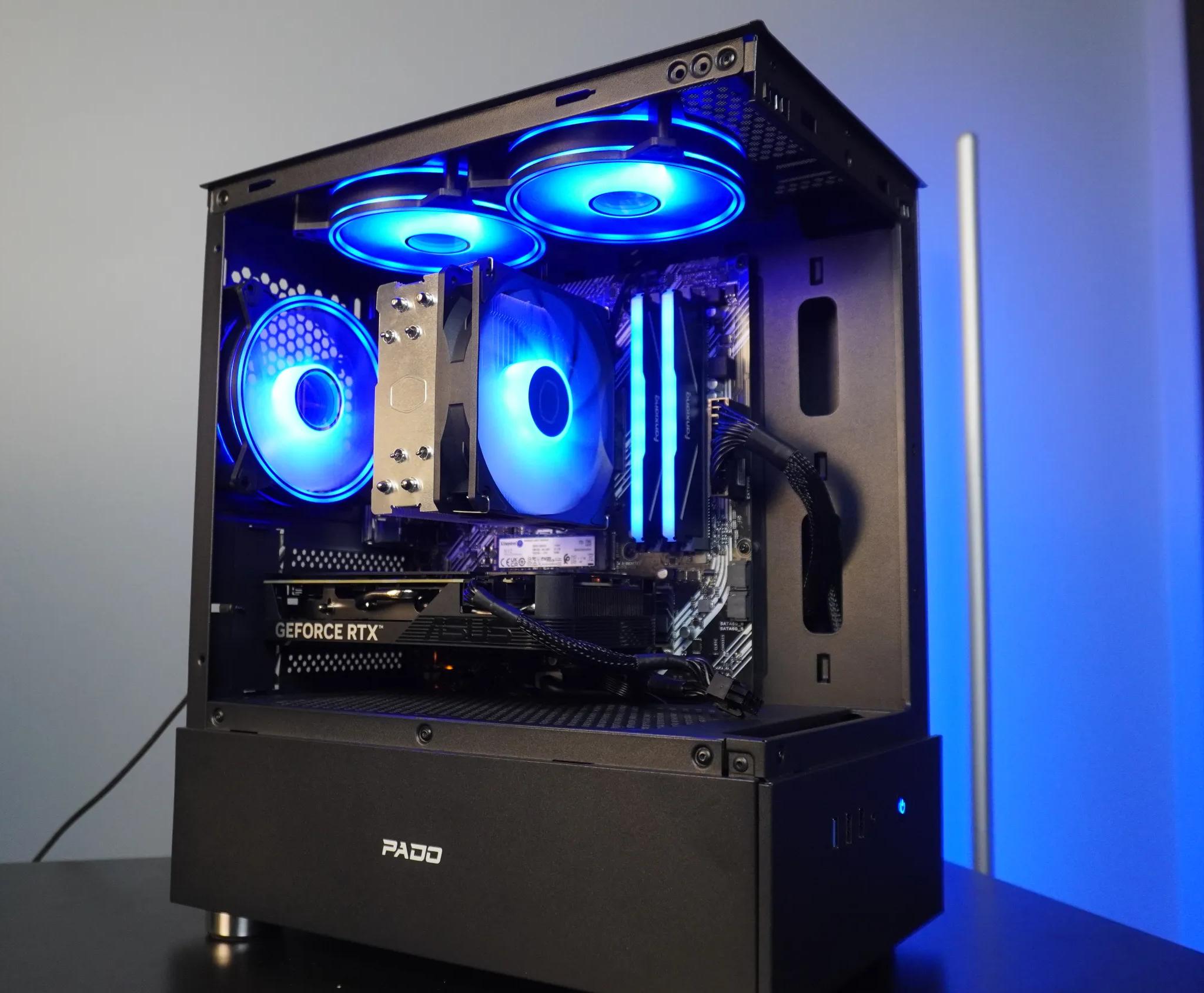 🖤STEALTH🖤 1080p/1440p Value MACHINE 💚 RTX 4060 🧡Ryzen 5 5600 | 1TB NVME | 16GB DDR4 | WIFI