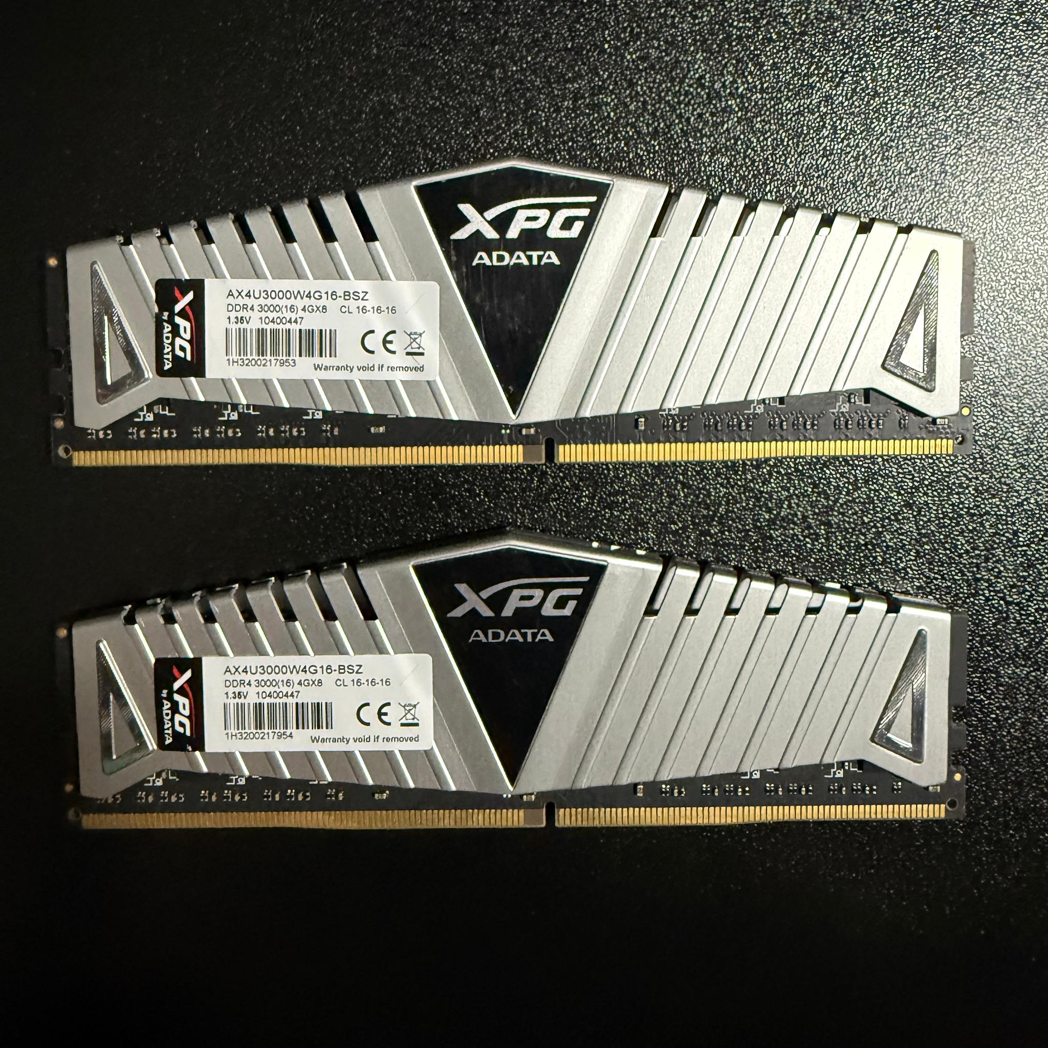 Adata XPG 8GB DDR4 3000mhz Ram