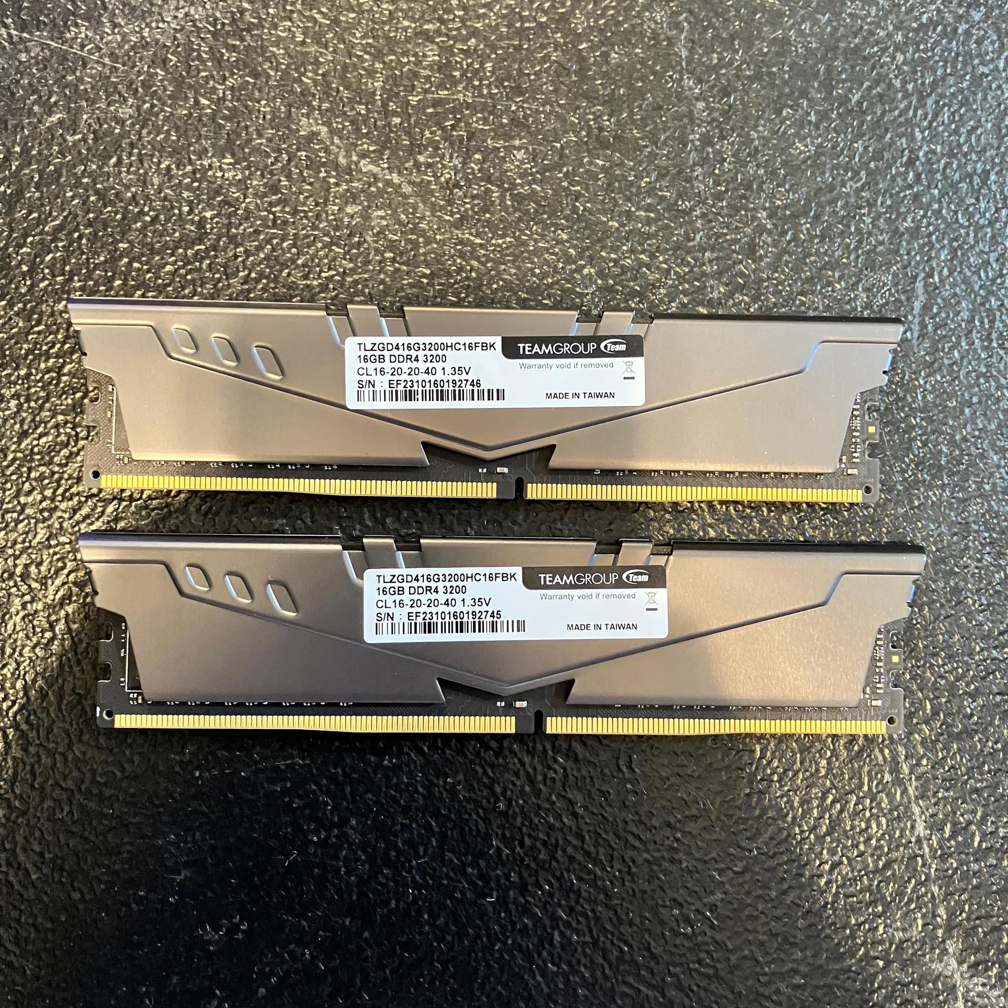 TeamGroup 32gb 3200mhz DDR4 RAM