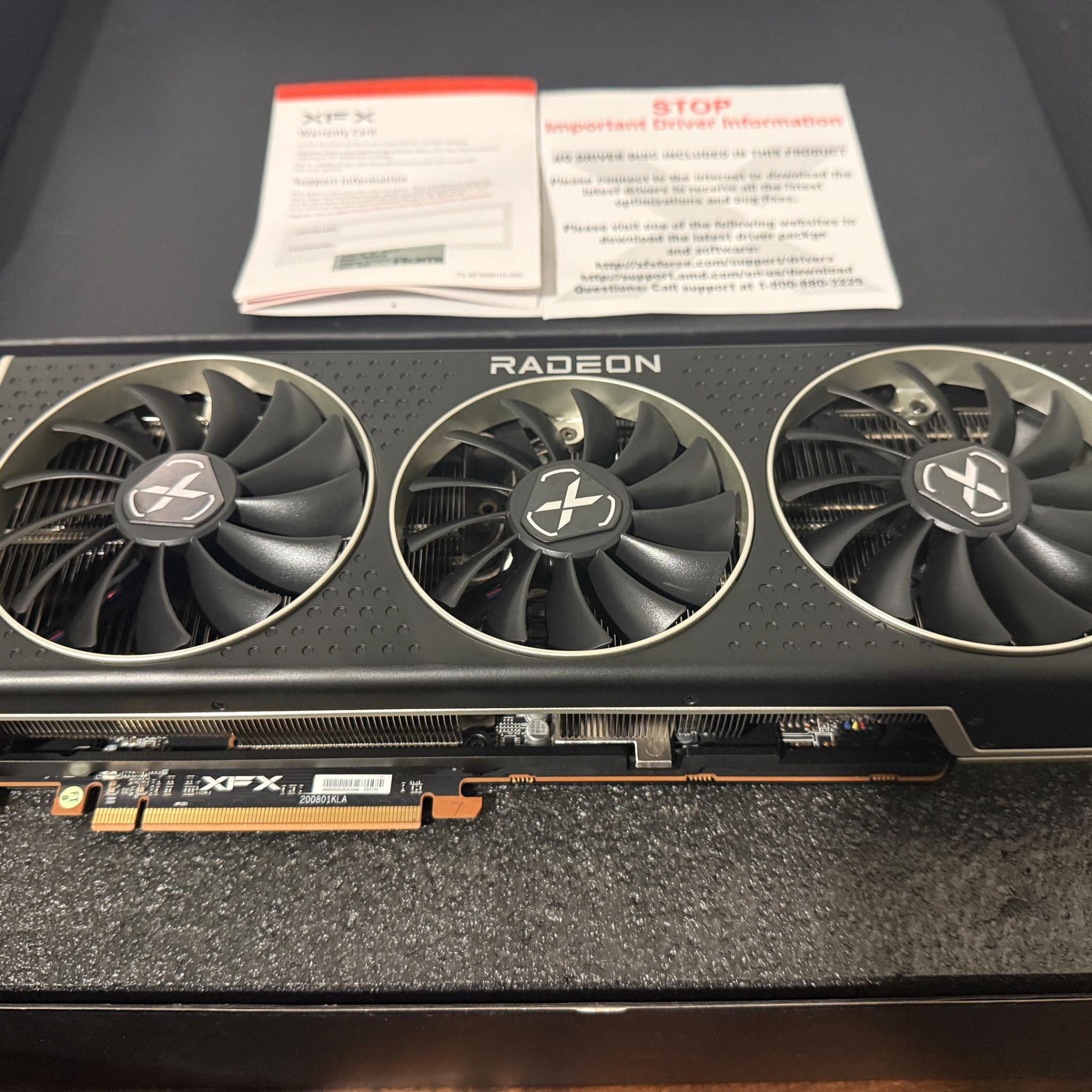 AMD Radeon RX 6800 XT 16 GB - EXCELLENT CONDITION - XFX Speedster MERC 319 CORE