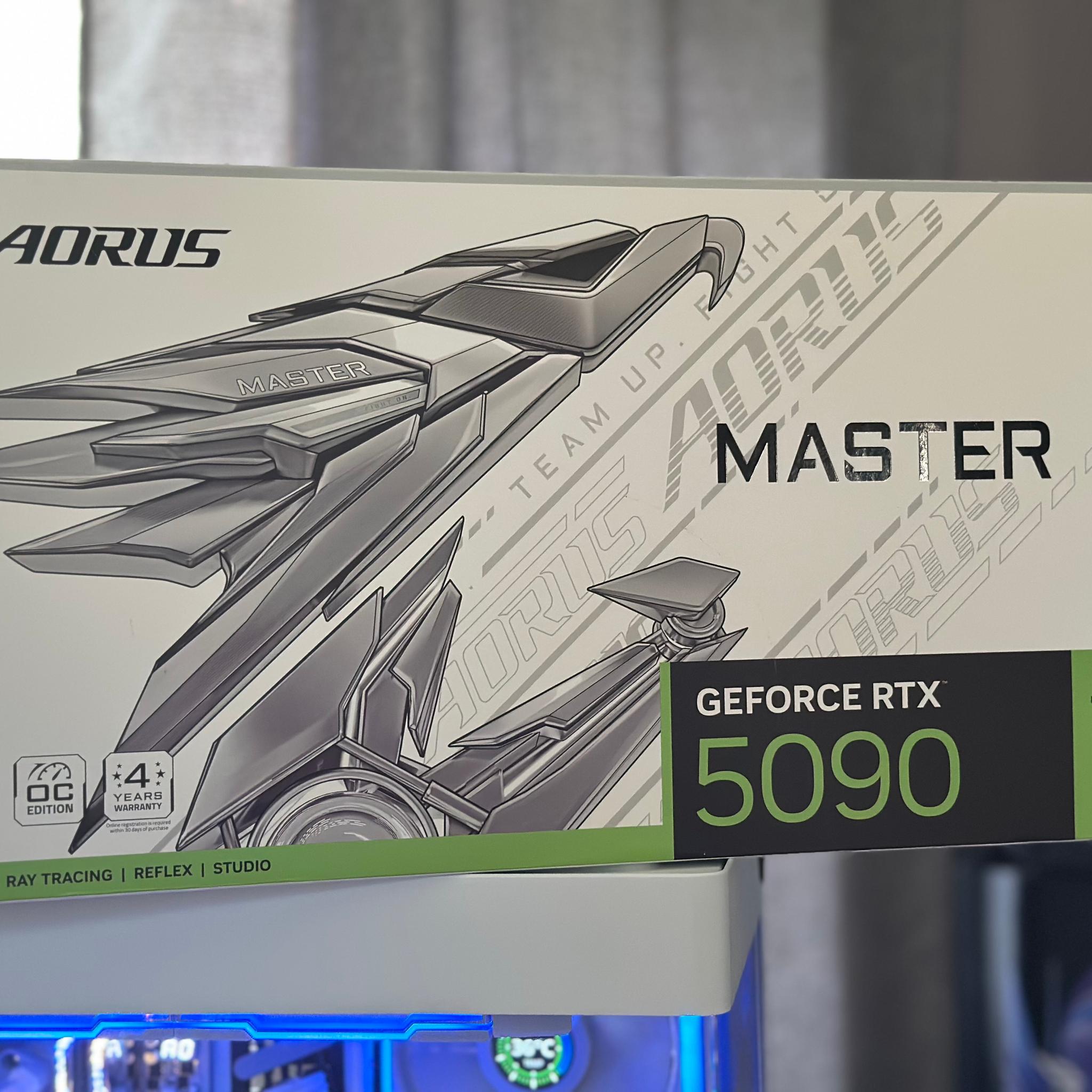 GIGABYTE AORUS GeForce RTX 5090 MASTER ICE 32G