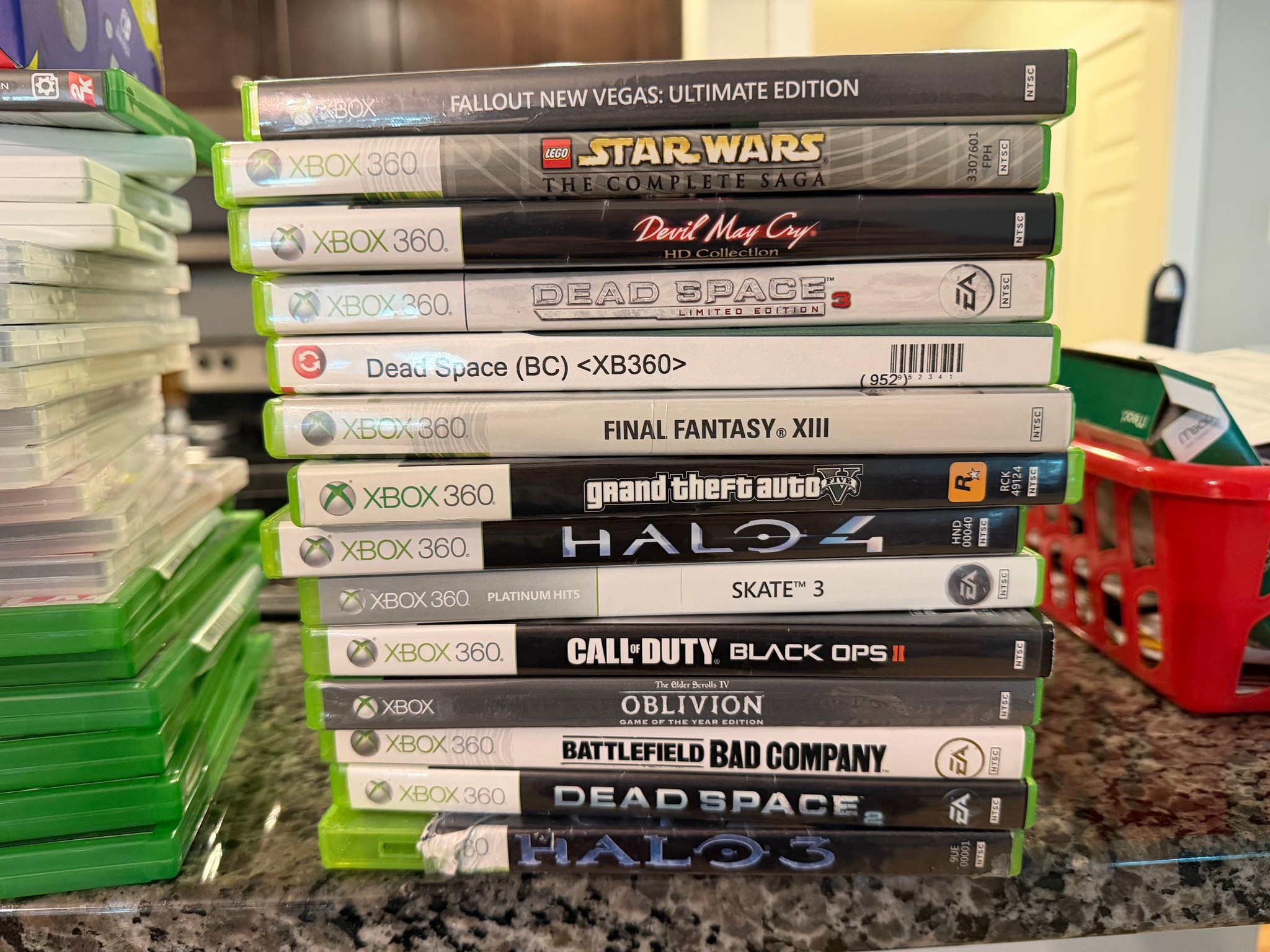 Xbox 360 E model w/ Games