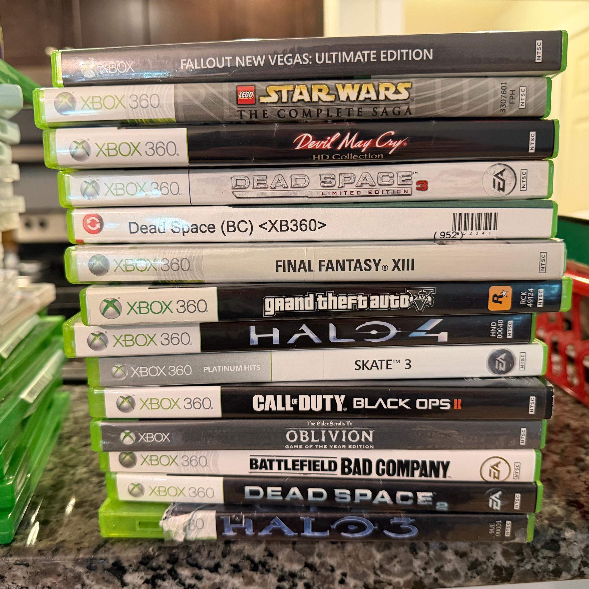 Xbox 360 E model w/ Games