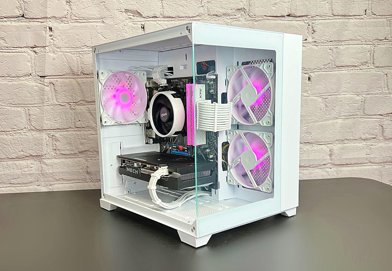 Ryzen 5 3600 RX 6600 16GB RAM 1TB M.2 Wifi 5 Bluetooth Window 10 Gaming PC