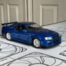 Jada Toys Fast & Furious Brian's 2002 Blue Nissan Skyline GT-R R34 Diecast Car Model 1:32
