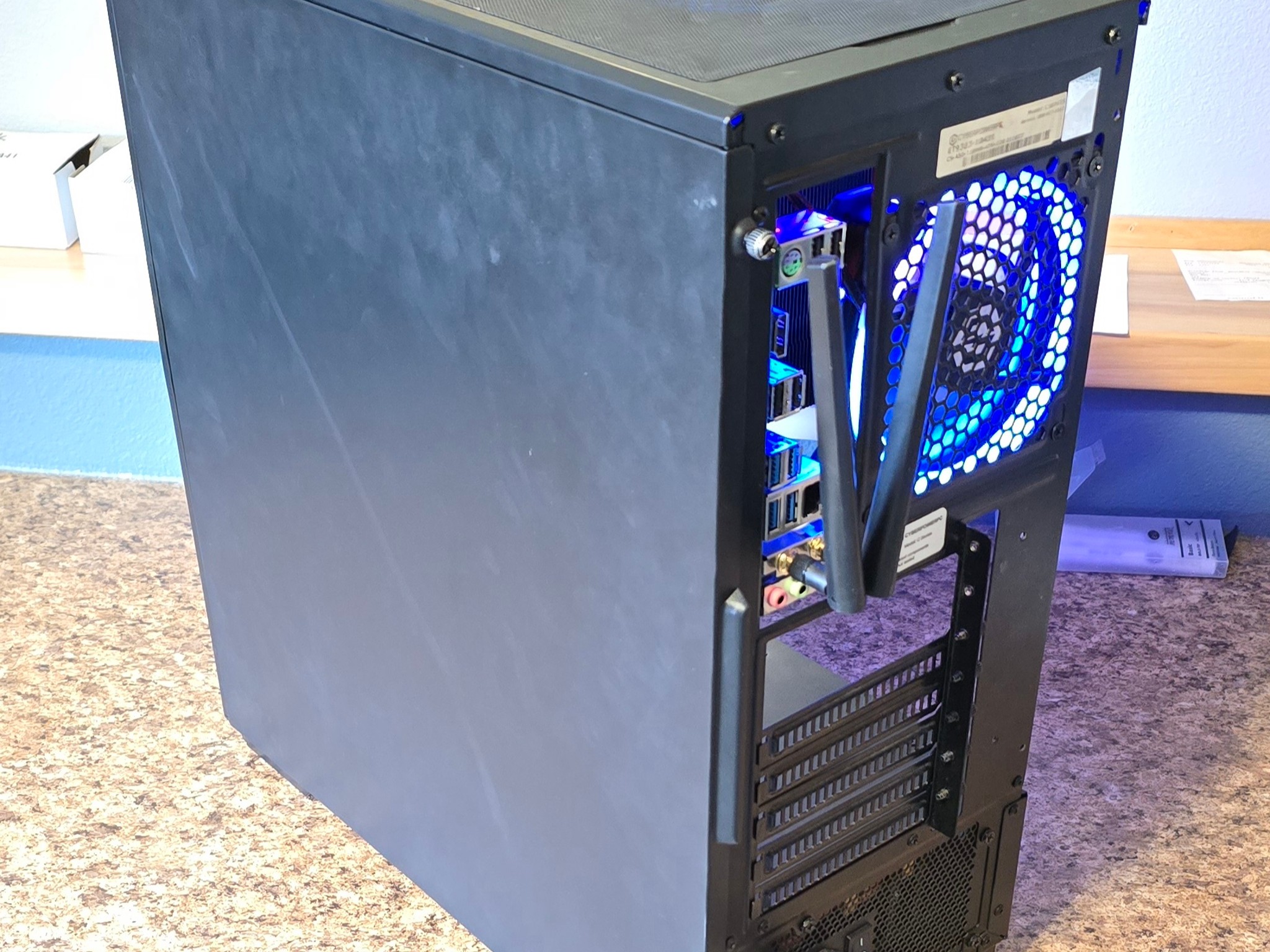 Motherboard case combo (read description)