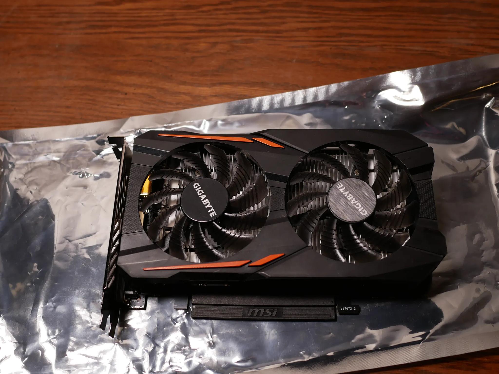 GIGABYTE GTX 1050 Ti OC 4GB GDDR5 Graphics Card (GV-N105TOC-4GD)