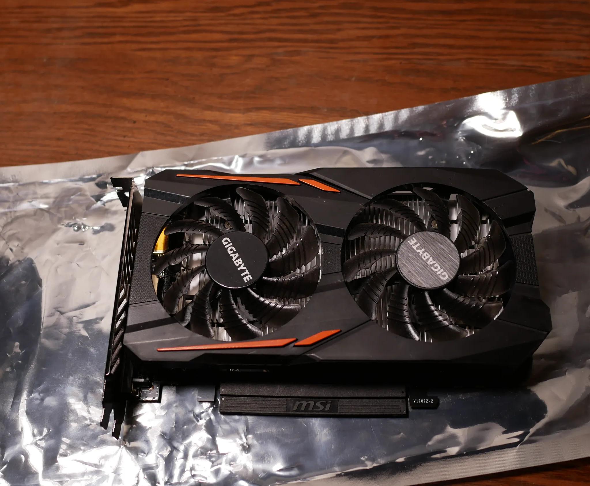 GIGABYTE GTX 1050 Ti OC 4GB GDDR5 Graphics Card (GV-N105TOC-4GD)