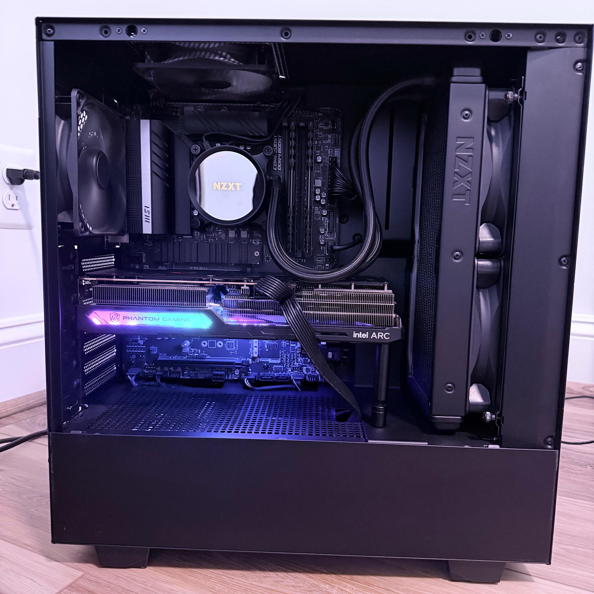 🖤😍"Black Beauty"😍🖤 | 1080/1440p Gaming | Arc A770 | i7 11700K | 32gb Ram | 1.5TB | WiFi/BT