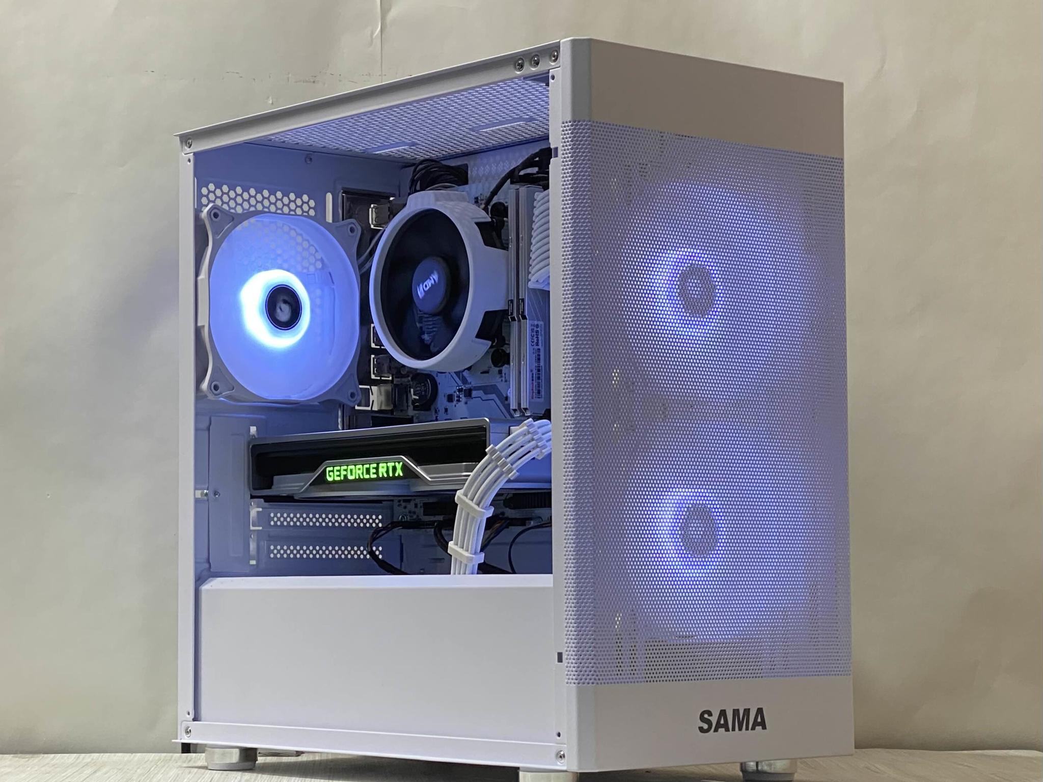 RTX 2060 Super, Ryzen 5 3600, 16GB DDR4, 512GB NVMe SSD, WiFi - White Gaming PC
