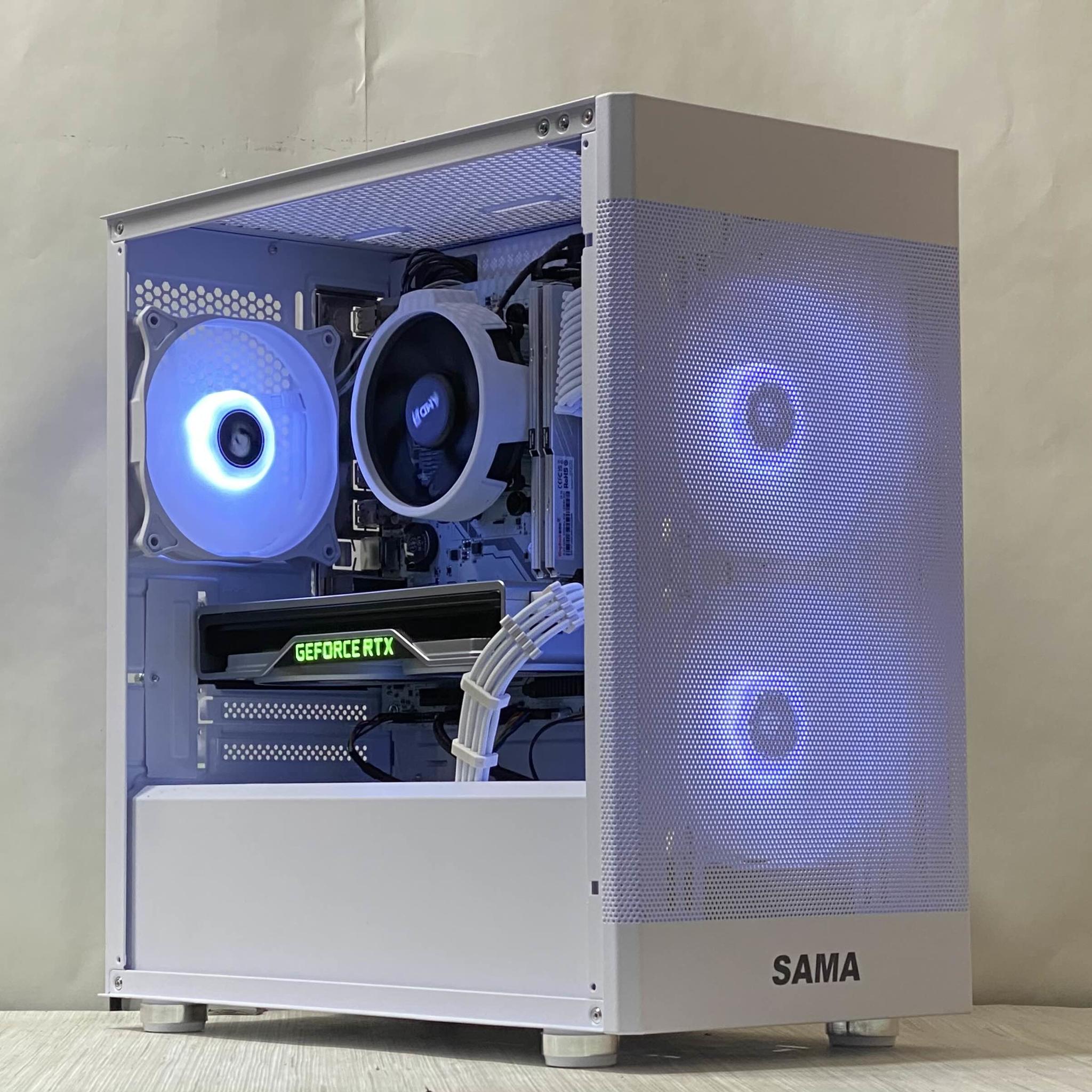 RTX 2060 Super, Ryzen 5 3600, 16GB DDR4, 512GB NVMe SSD, WiFi - White Gaming PC