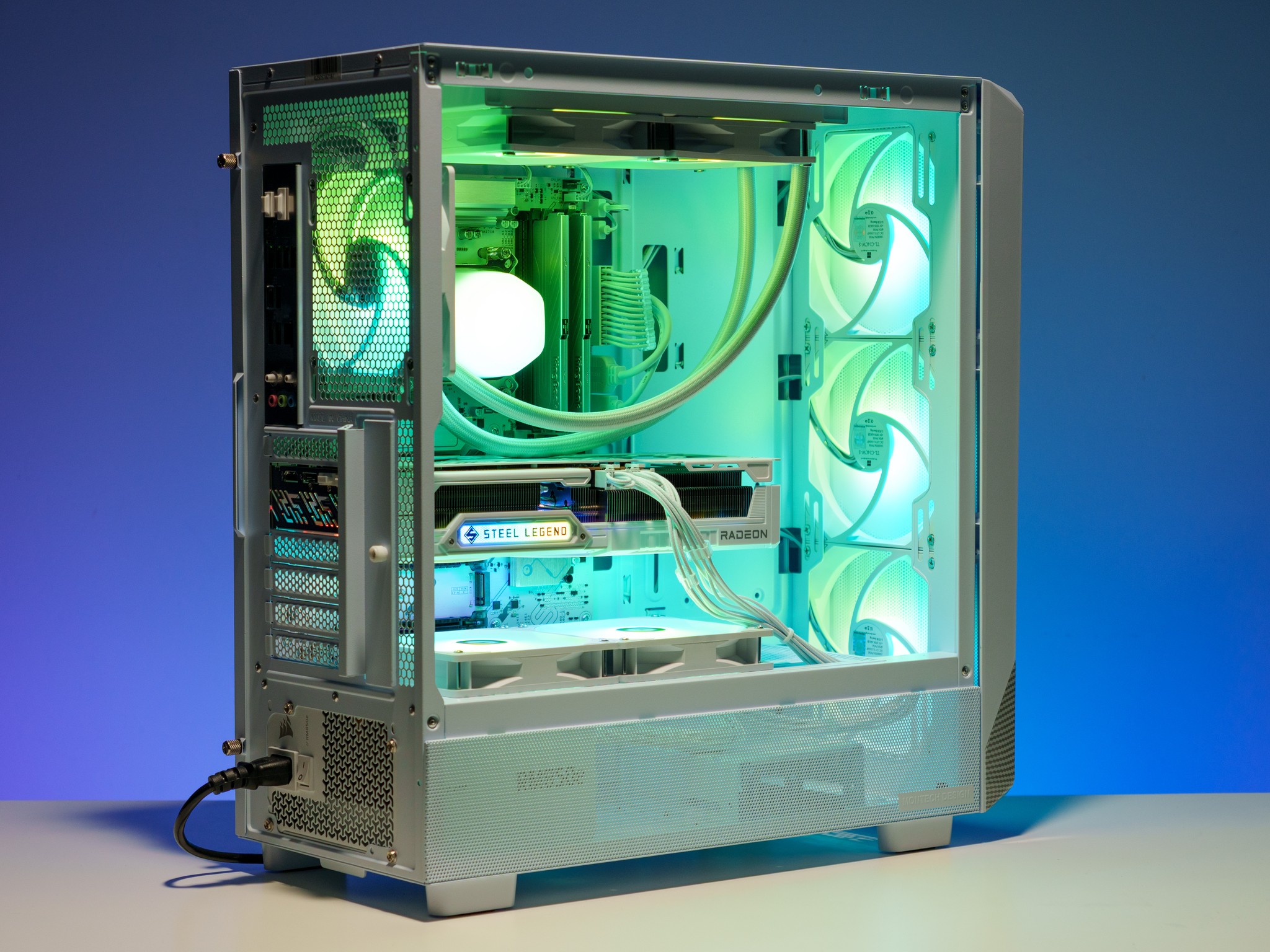 All White Gaming PC | Ryzen 7 | RX 9070 XT | 32GB DDR5 RAM | 1TB Samsung m.2 SSD | ARGB