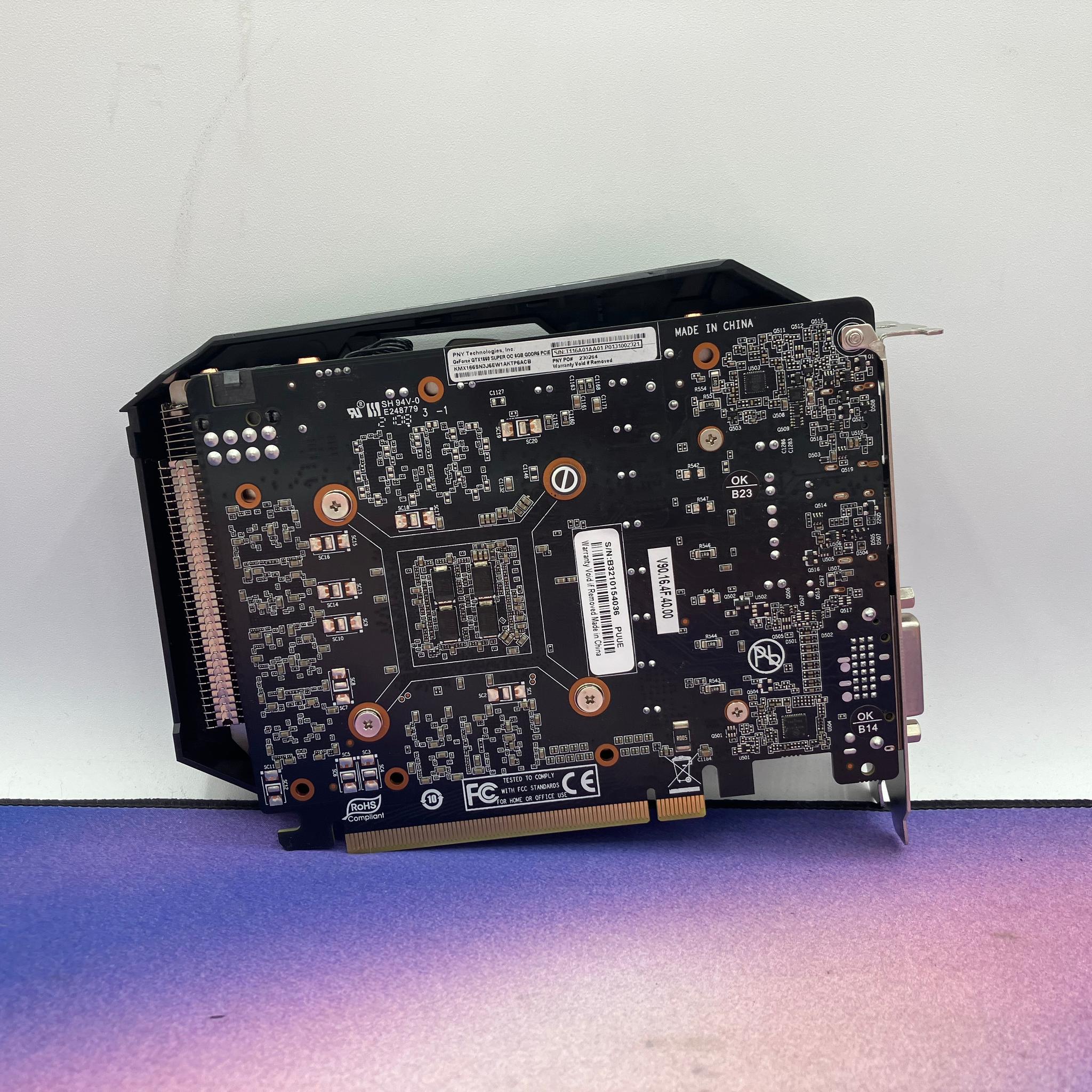 PNY XLR8 GTX 1660 SUPER OC Single Fan