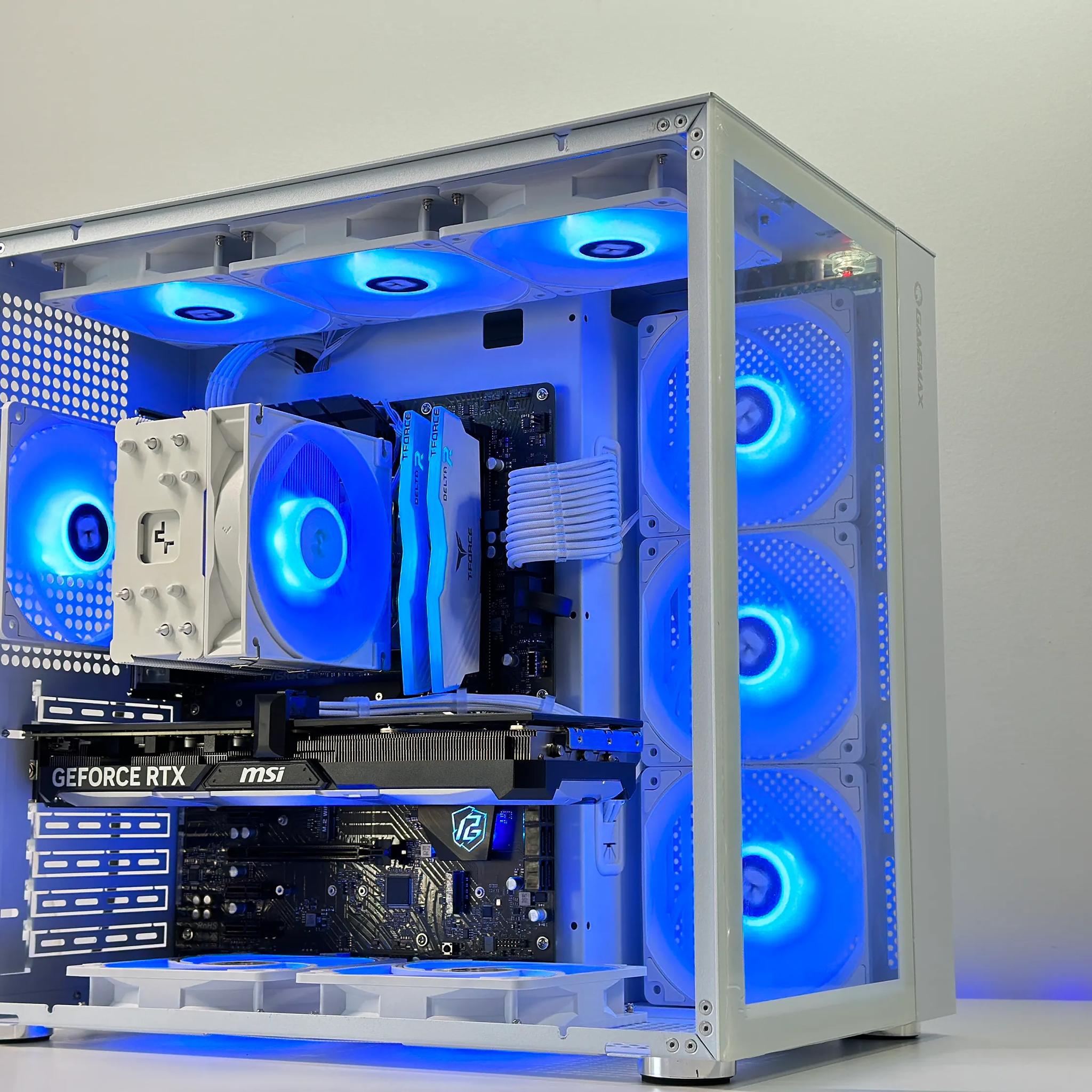 🧊Frozen 🧊Gaming PC❄️Nvidia RTX 4070 12GB❄️Intel 13500T 14Core❄️32GB DDR4❄️1TB NVME
