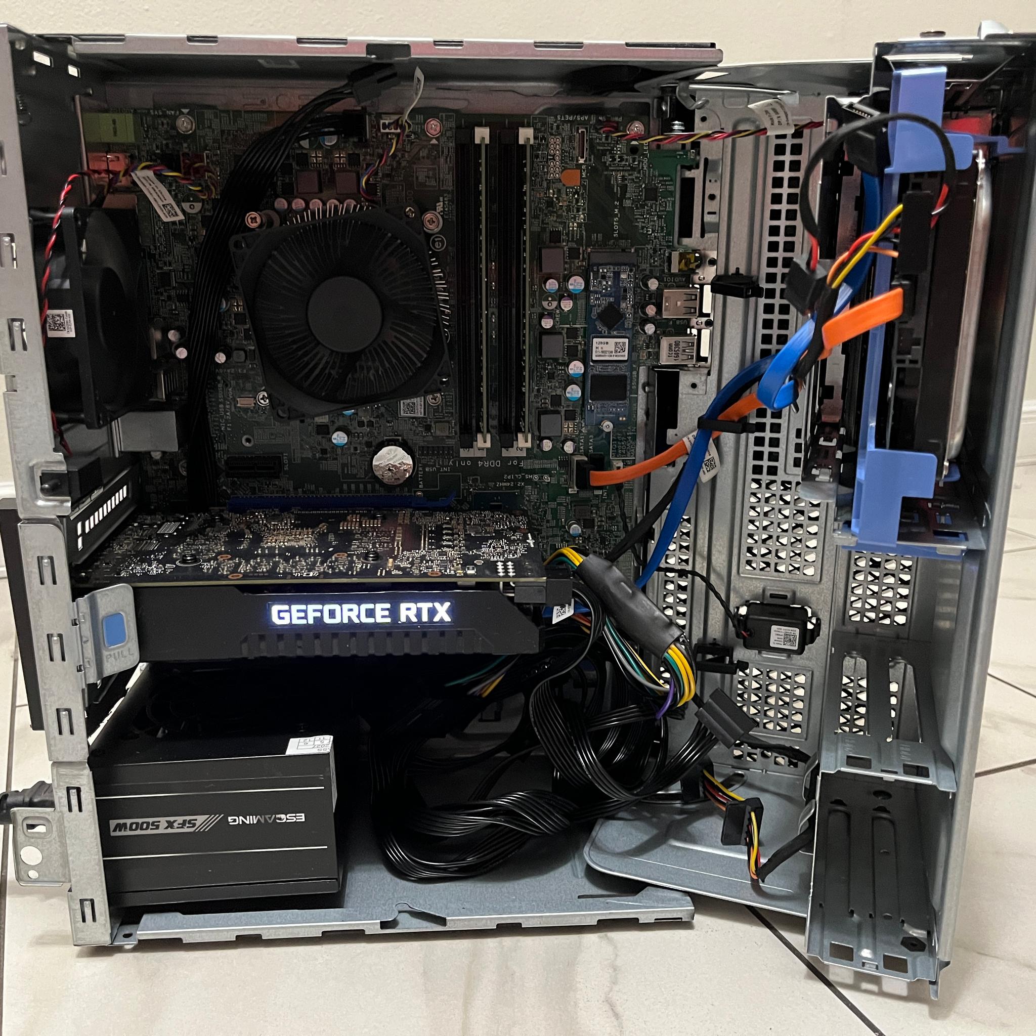 NVIDIA RTX 2070, Intel i7-6700, 16GB RAM, 1.1TB Storage - Dell Modded Gaming PC w/ Wi-Fi & BT