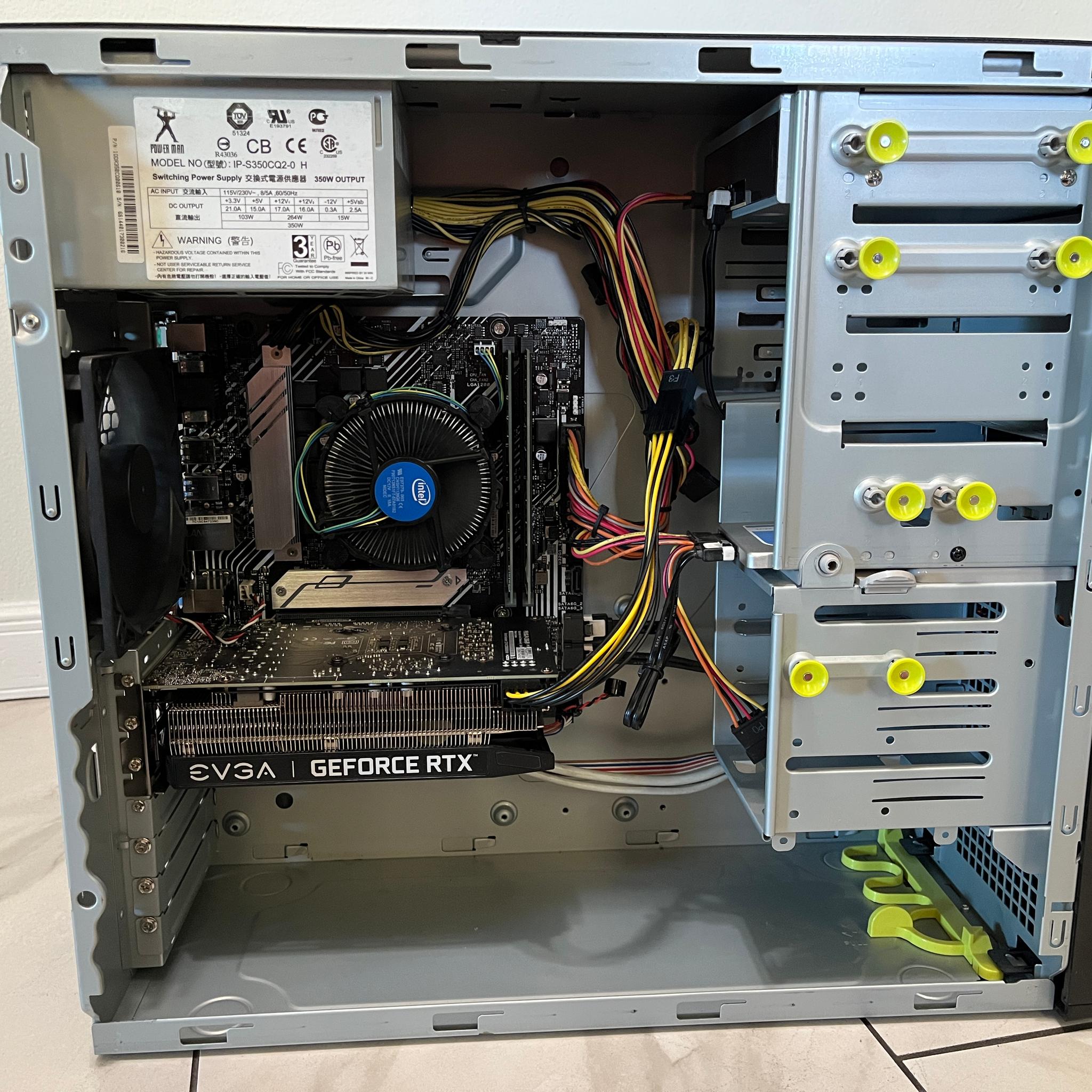 RTX 2060, Intel i3-10100, 16GB RAM, 500GB SSD, Sleeper Gaming PC w/ Wi-Fi & BT