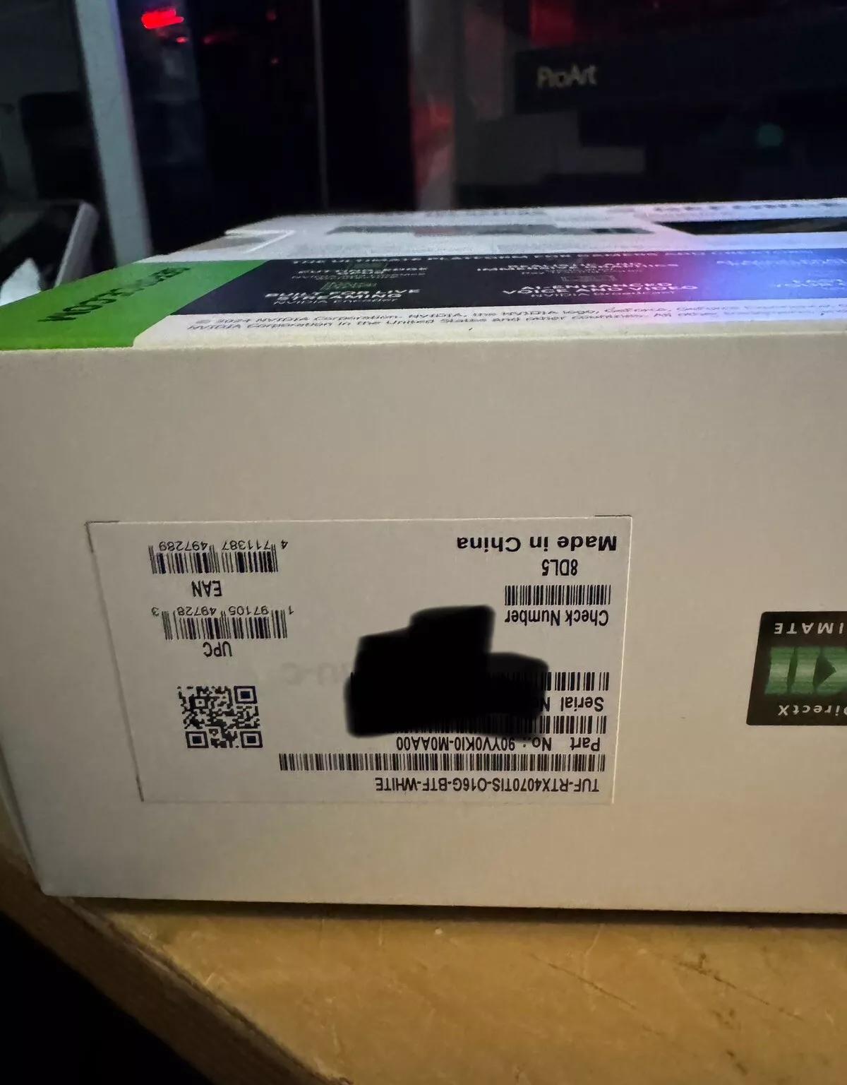 ASUS TUF Gaming GeForce RTX 4070 Ti Super BTF White OC Edition Graphics Card