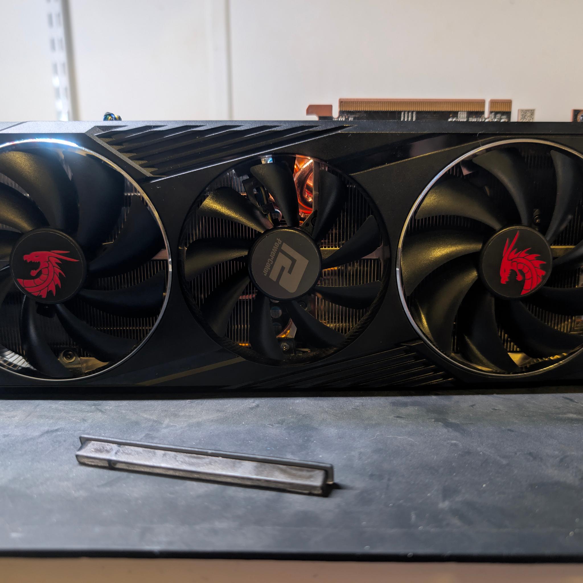 USED: PowerColor Radeon RX 6800 XT Red Dragon 16GB GDDR6 OC Dual BIOS