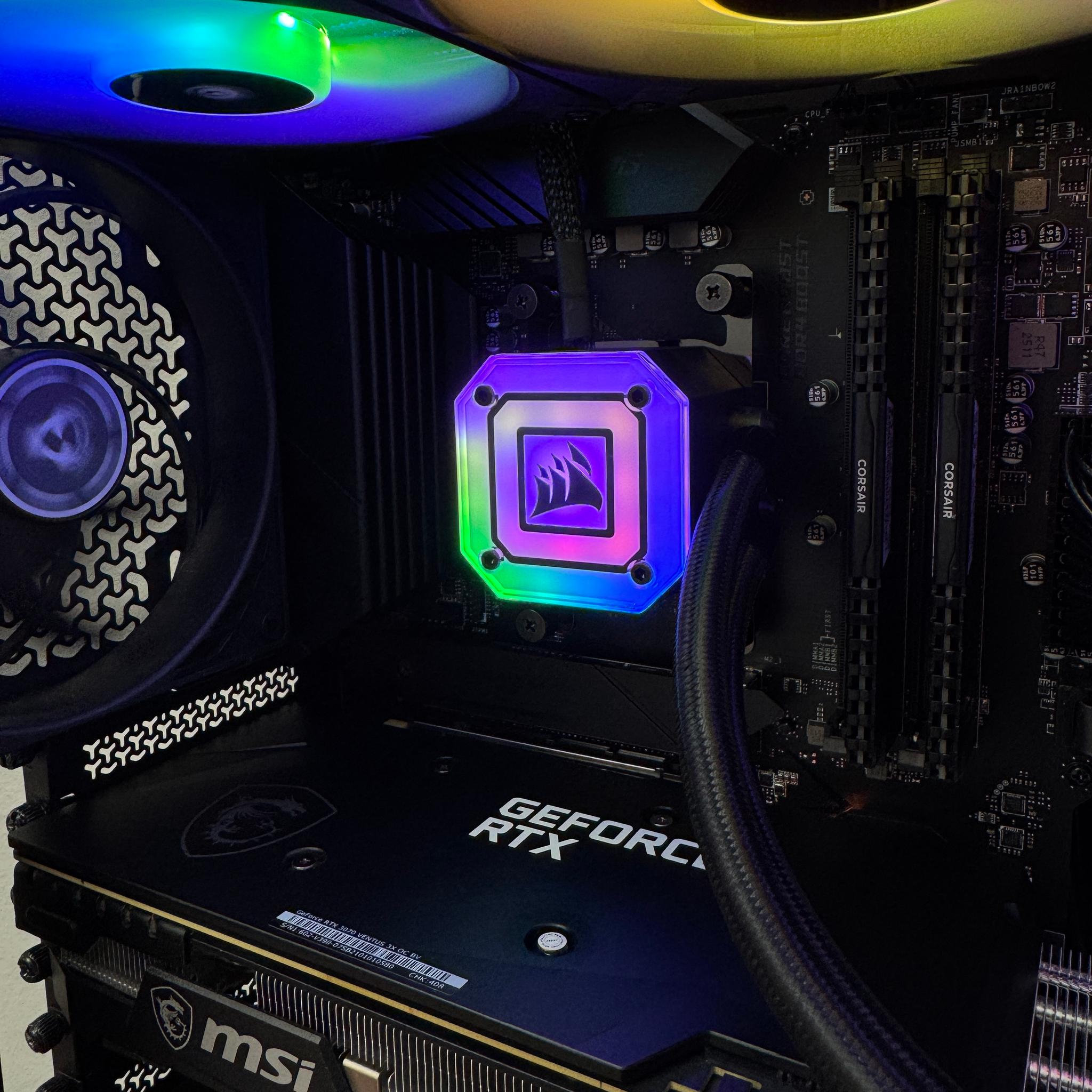 Custom Gaming PC | 3070 | AMD 5800XT | 16GB DDR4 | 768GB STORAGE | CORSAIR