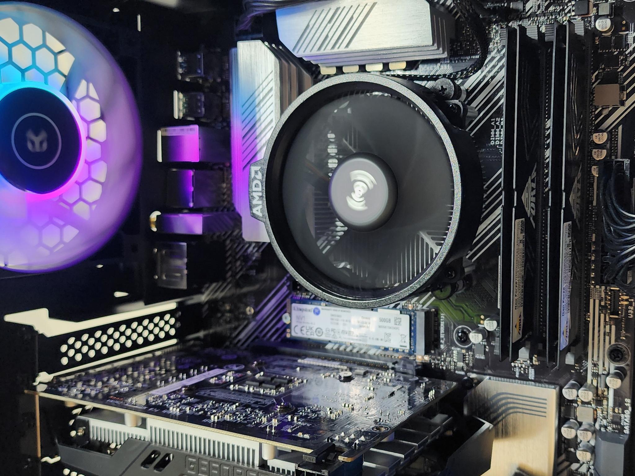 Gaming PC Ryzen 5 3600 16GB RAM 500GB SSD GTX 1650 4GB Windows 11 Computer