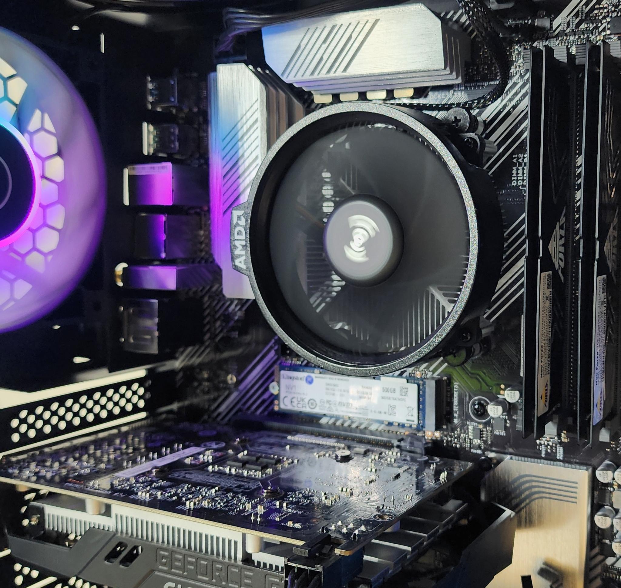 Gaming PC Ryzen 5 3600 16GB RAM 500GB SSD GTX 1650 4GB Windows 11 Computer