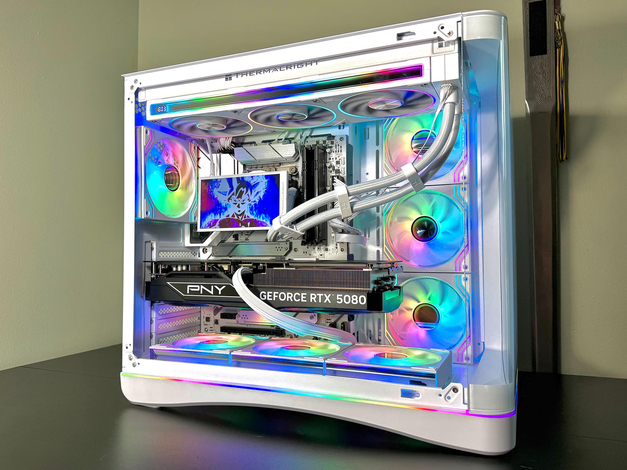RTX 5080 | i9 14900kf | 32GB DDR5 | 2TB SSD | 5.5in LCD screen | 1000W Power Supply White Gaming PC