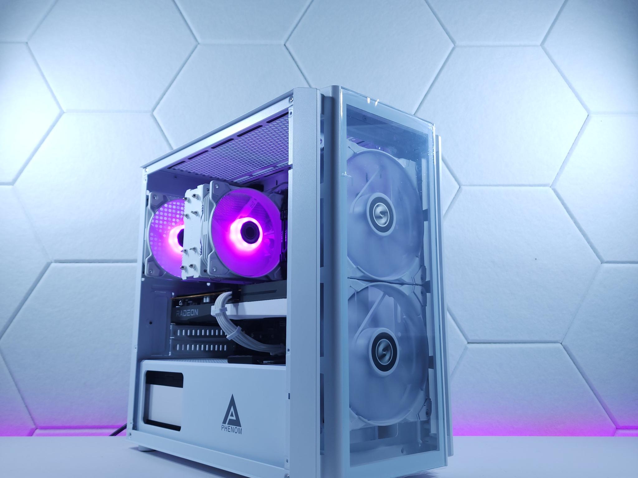 💜🤍1080p Gaming | RX 6600 | Core i3 12100T | 32GB 3200MHz | 1TB SSD