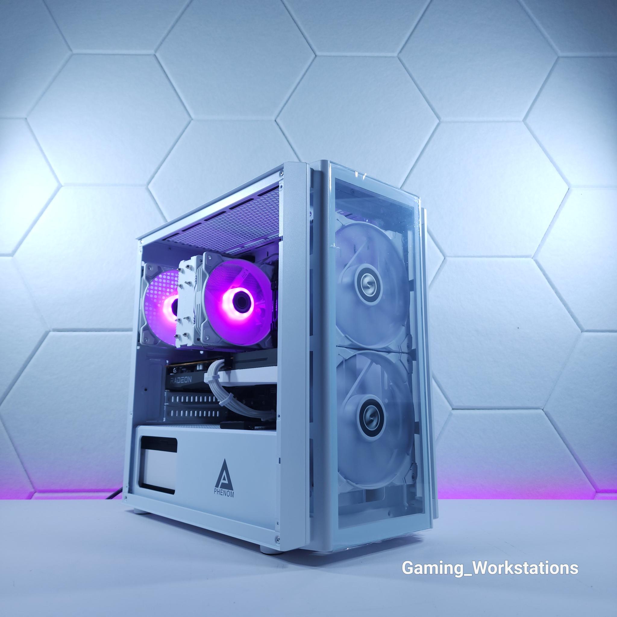 💜🤍1080p Gaming | RX 6600 | Core i3 12100T | 32GB 3200MHz | 1TB SSD