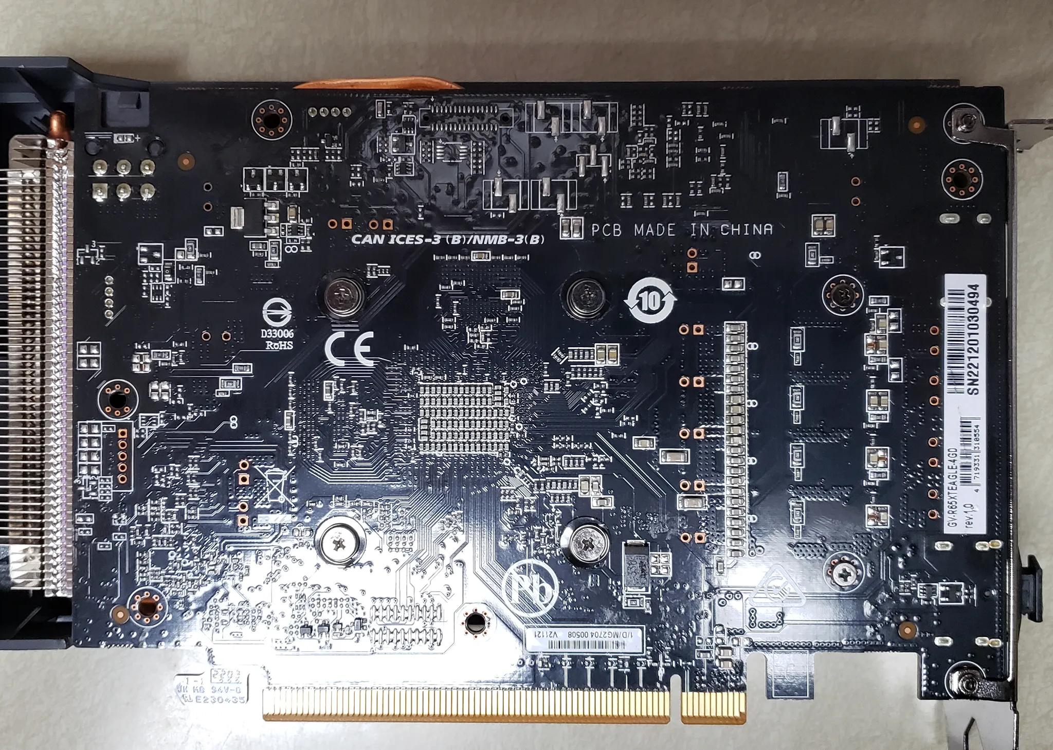 Gigabyte RX 6500 XT Eagle graphics card