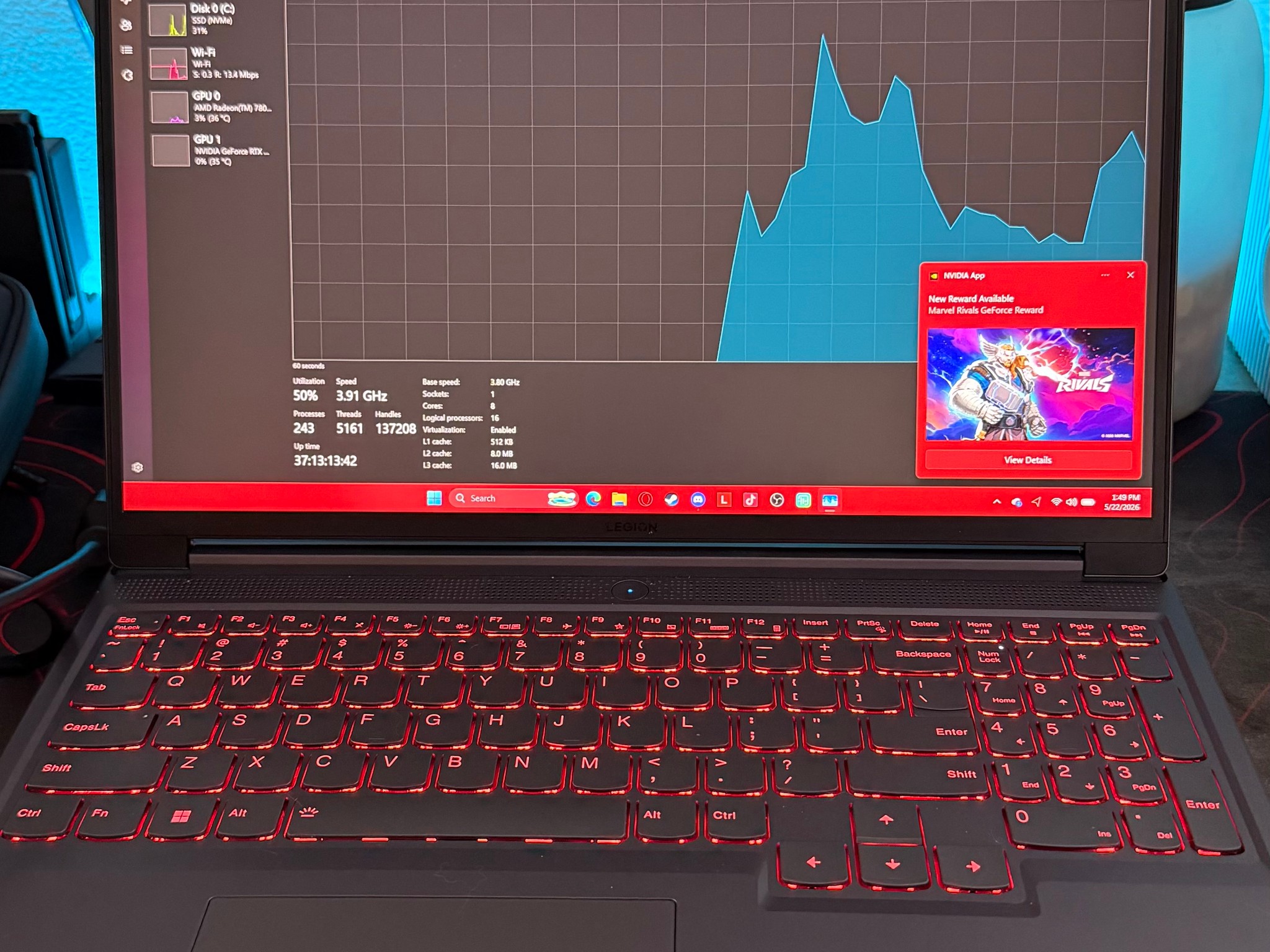 Lenovo Legion Slim 5 | RTX 4060 - Ryzen 7 7840HS - 16GB RAM