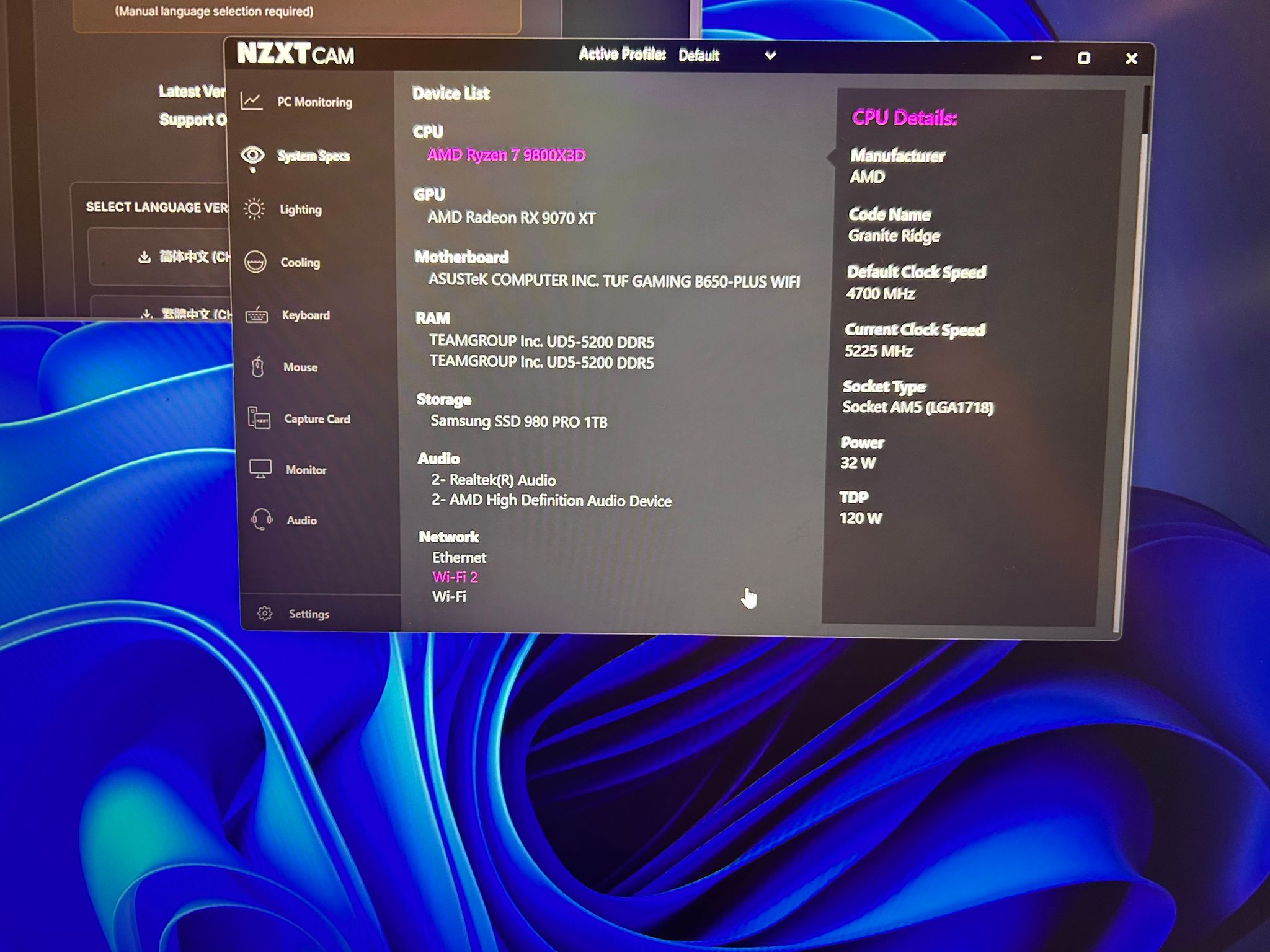 Custom RGB Gaming PC - Ryzen 7 9800x3d, Power Color Reaper Radeon RX 9070 XT, 16GB DDR5 RAM...