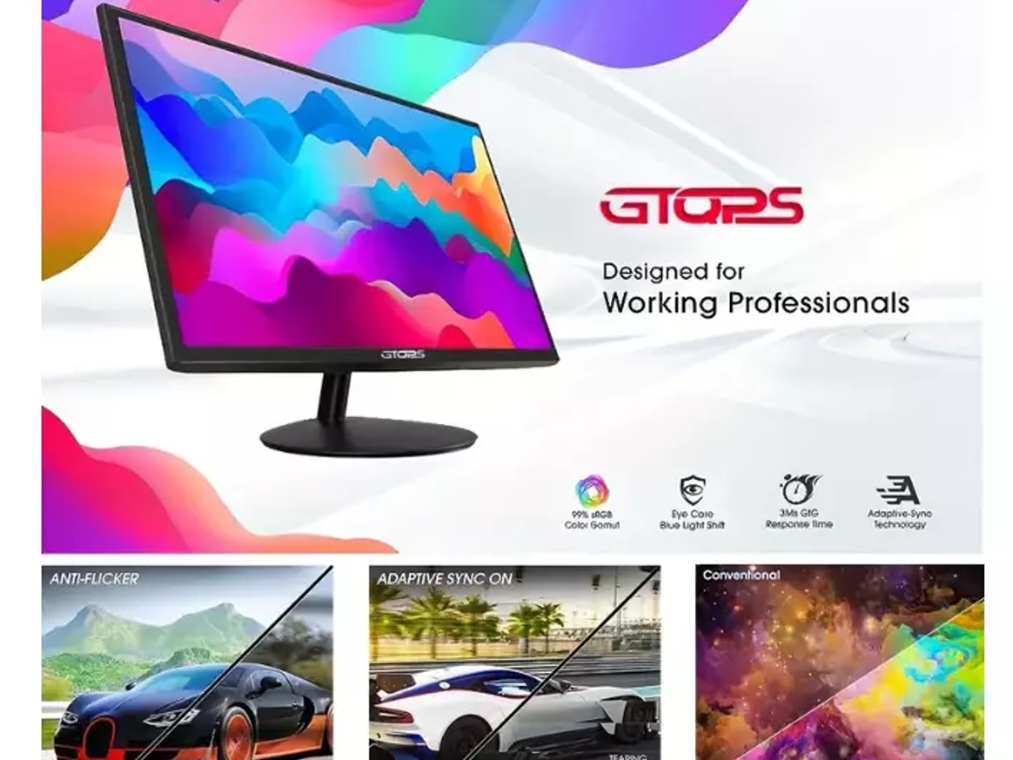 GaminG PC AMD FX 8350 4.0GHZ 8 CORES 16GB RAM 1TR SSD RX 570 GPU X DVD RW+ NEW 20 INCH MONITOR
