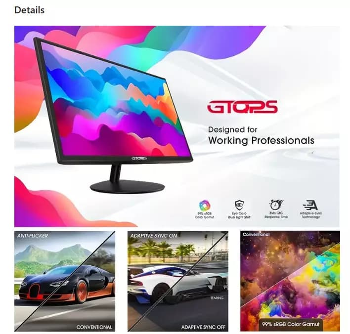 GaminG PC AMD FX 8350 4.0GHZ 8 CORES 16GB RAM 1TR SSD RX 570 GPU X DVD RW+ NEW 20 INCH MONITOR