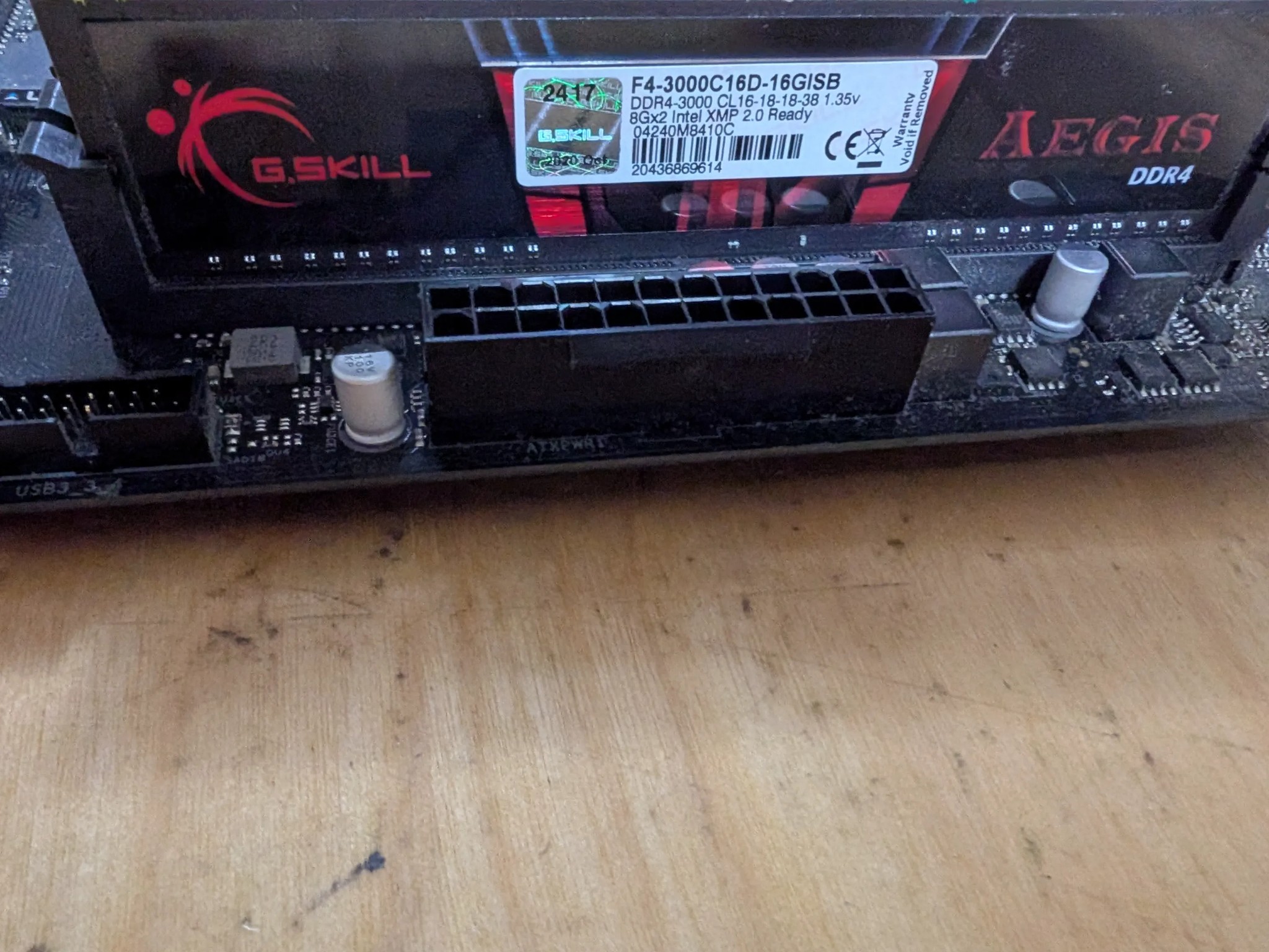 AsRock Z390 Pro4 + Intel Core i7 8700K + 16GB DDR4