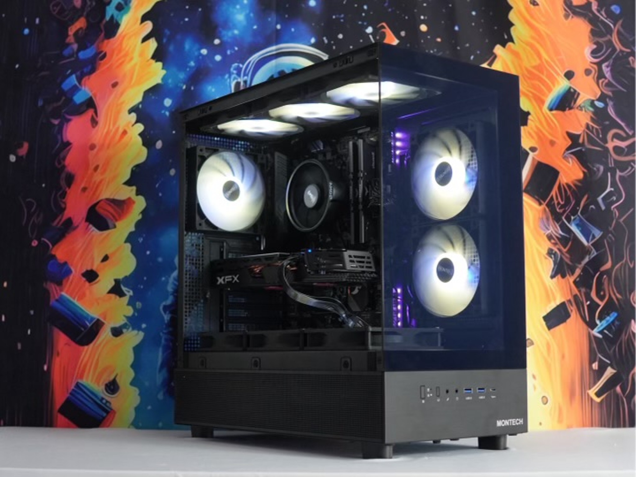 Rx 580 Gaming PC | Ryzen 5 2600|16GB Ram|500GB SSD |Wifi| ATX