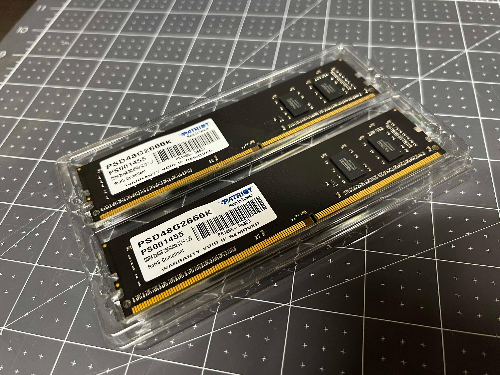 Patriot 8 GB (2 x 4 GB) DDR4-2666Mhz CL19