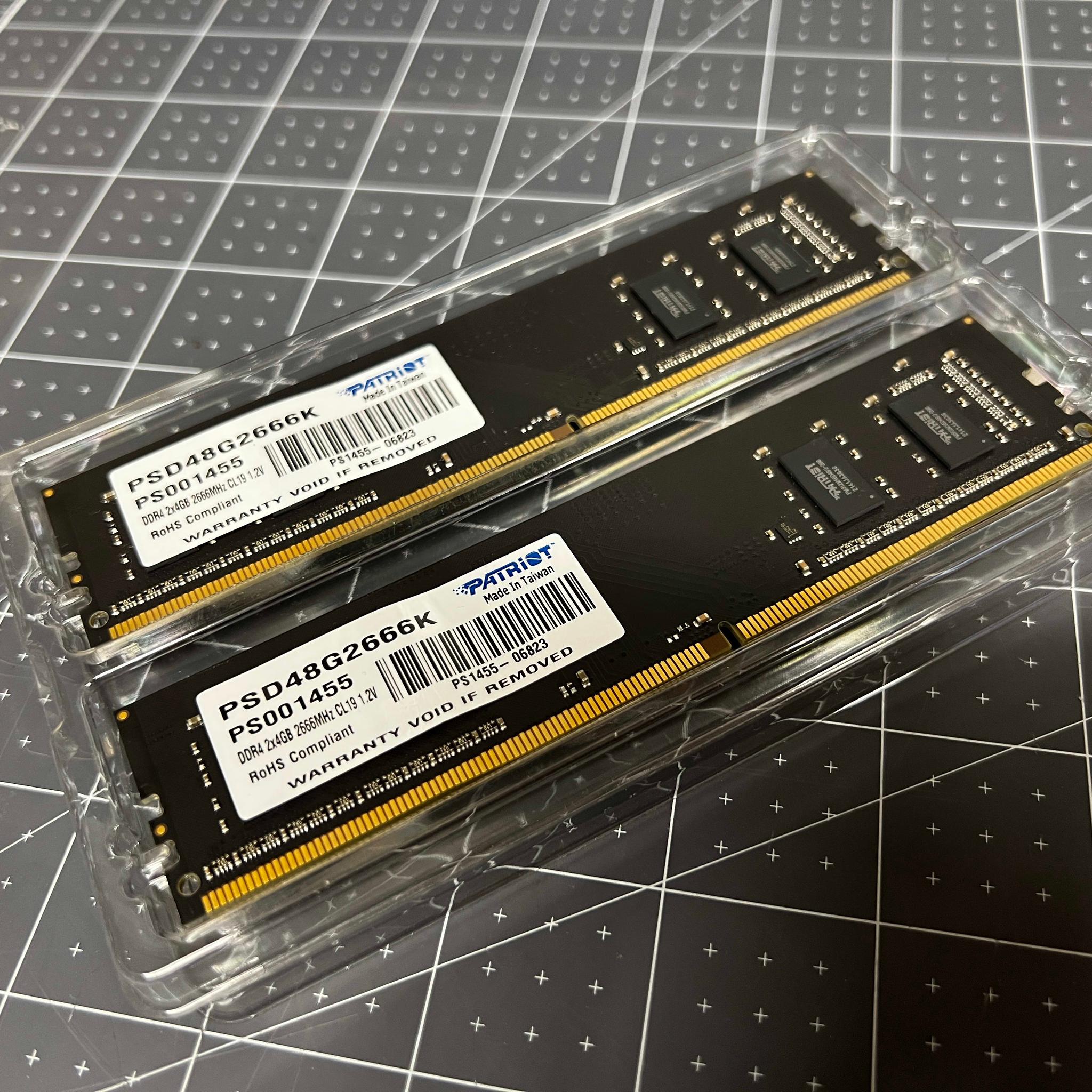 Patriot 8 GB (2 x 4 GB) DDR4-2666Mhz CL19